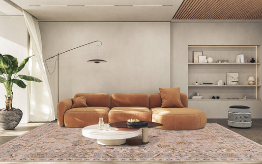 Angora Oushak Rug in the Living Room