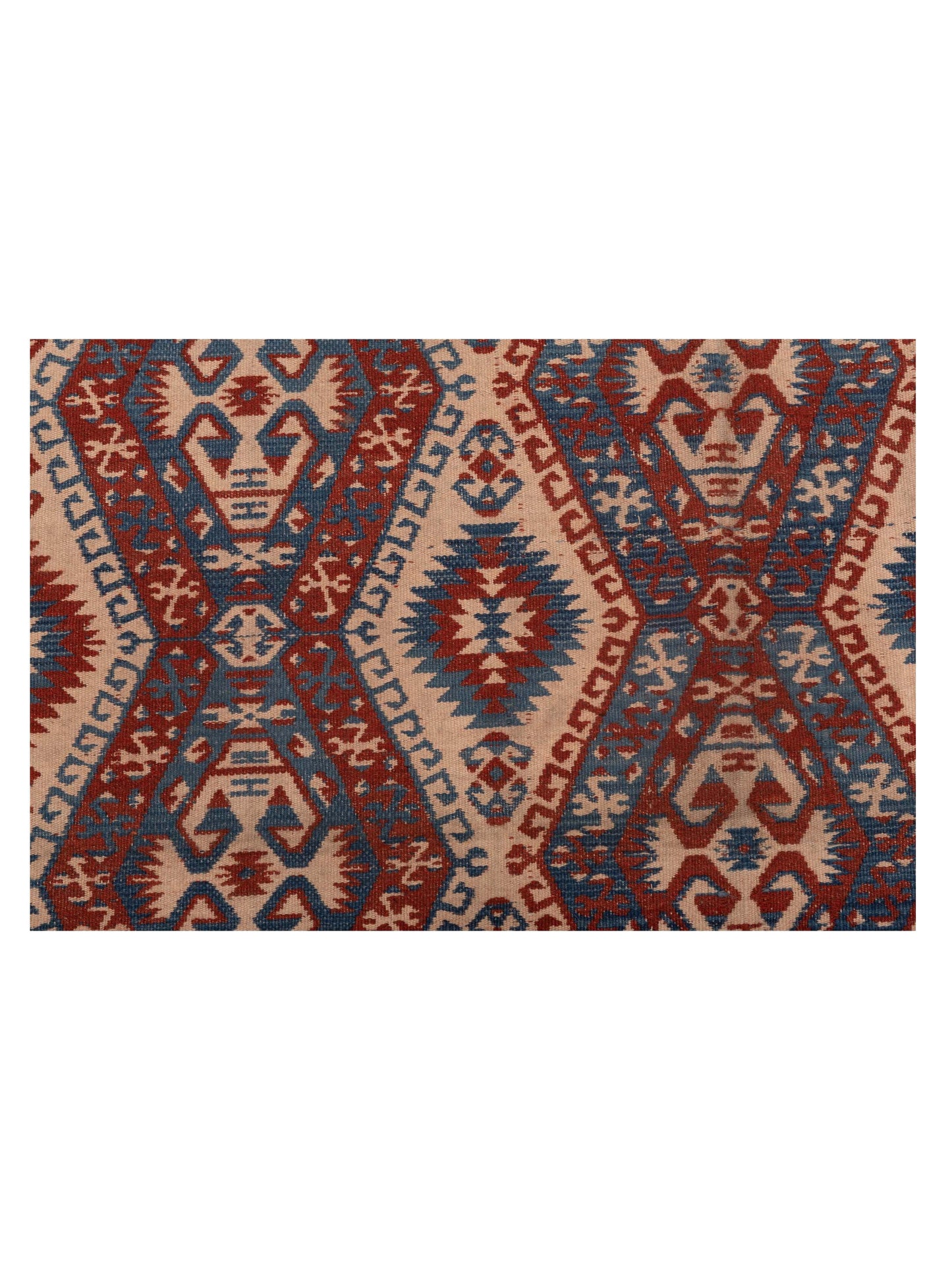 Kilim 43435 Blue Red 5.3x7.11 Hand Woven Rug