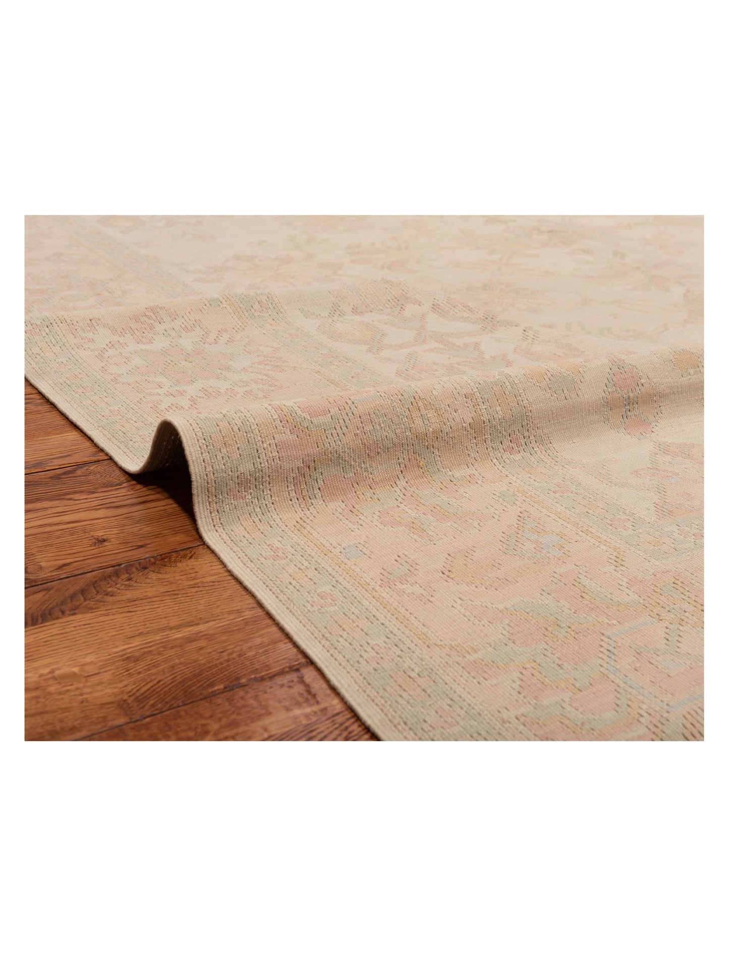 Transilvanian Kilim 64871 Beige Cream 8.3x10 Hand Woven Rug