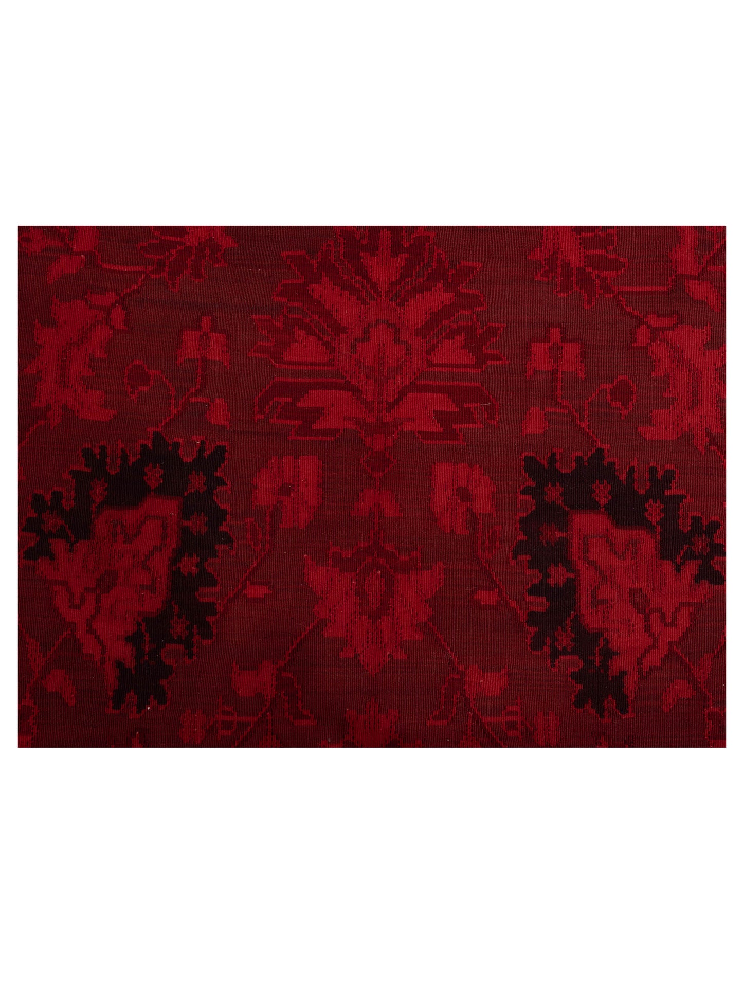 Vintage 66004 Red 6.8x10.1 Hand Knotted Rug