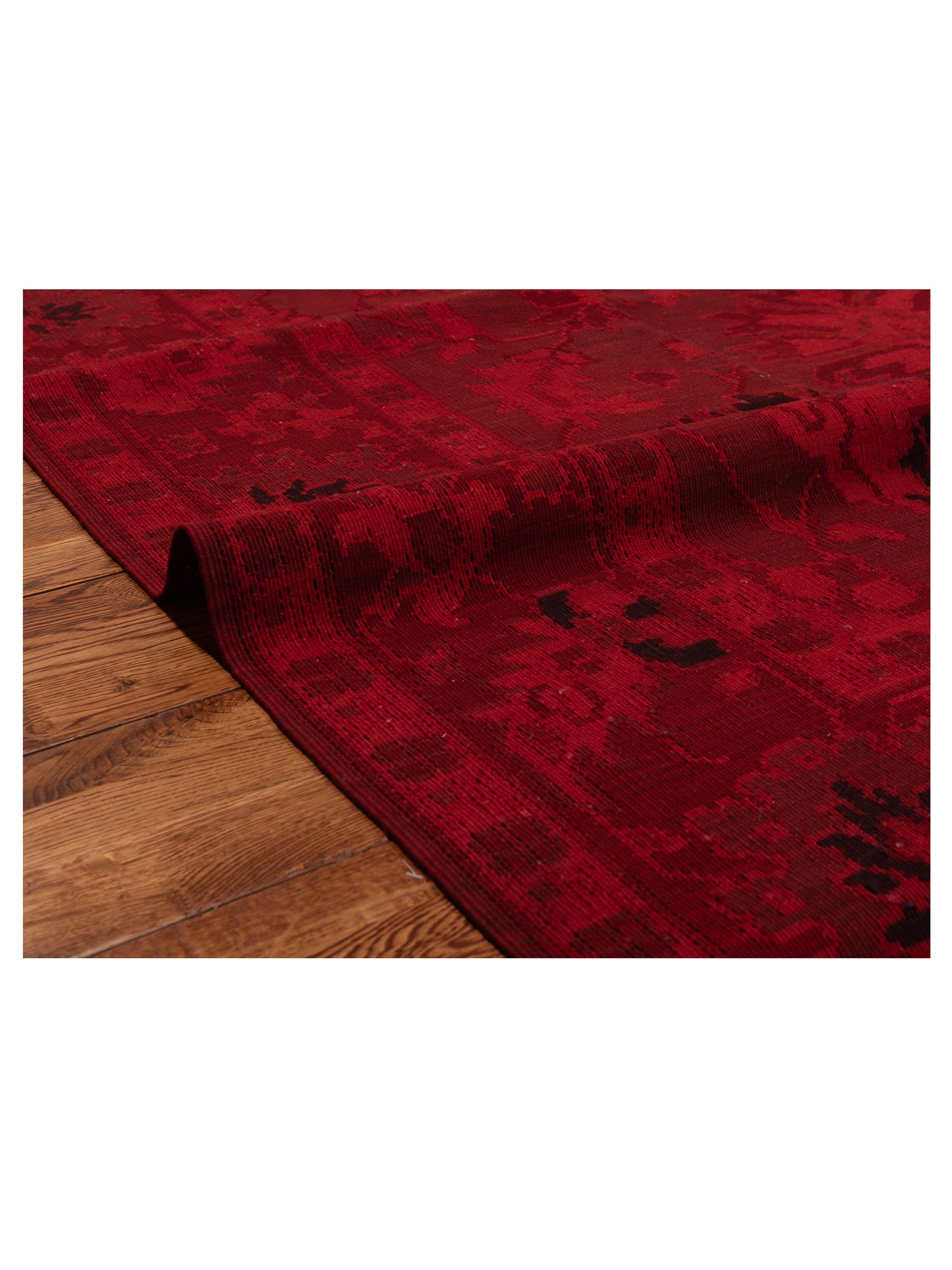Vintage 66004 Red 6.8x10.1 Hand Knotted Rug
