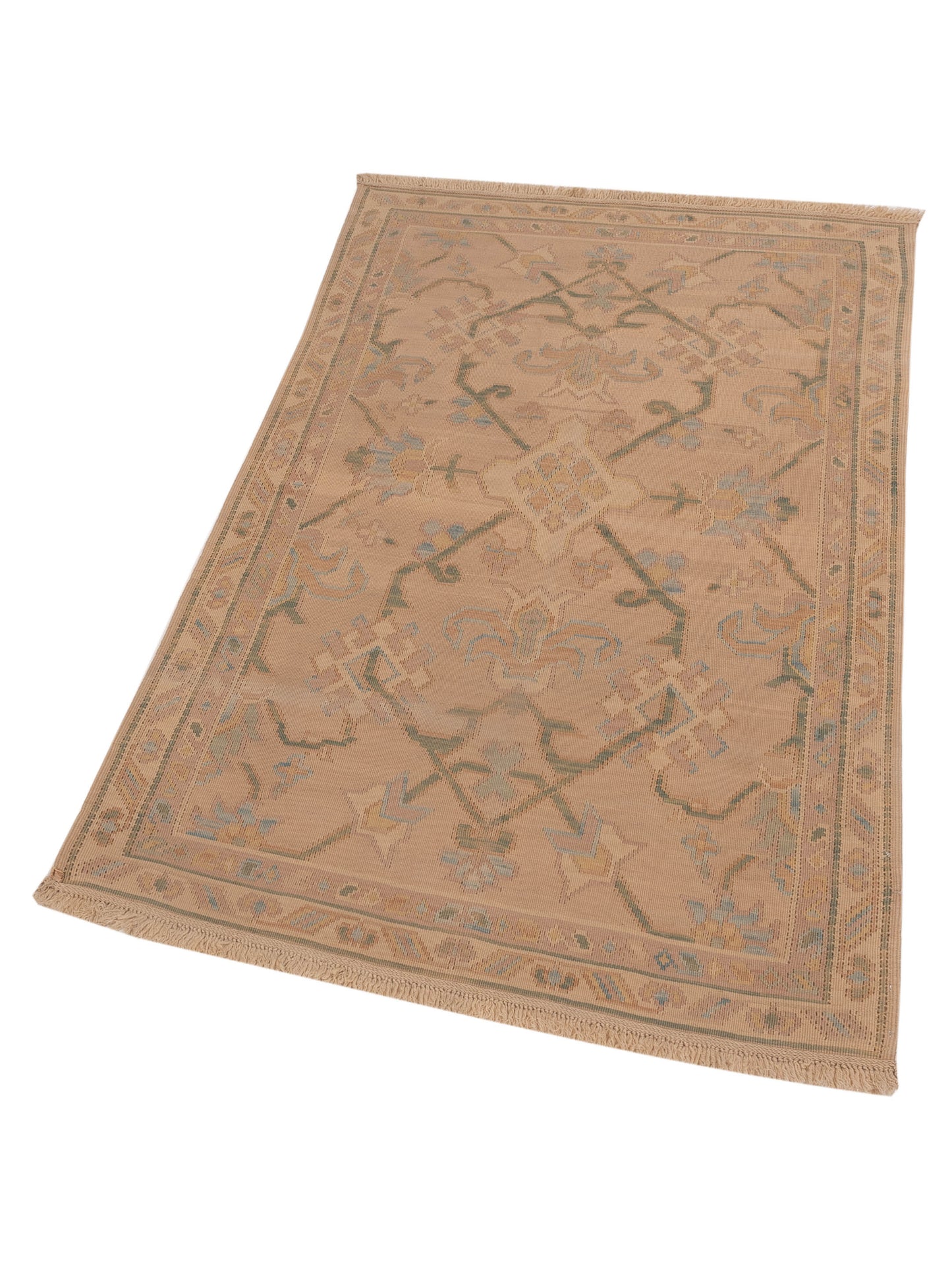 Transilvanian Kilim 67410 Brown 4x6.3 Hand Woven Rug