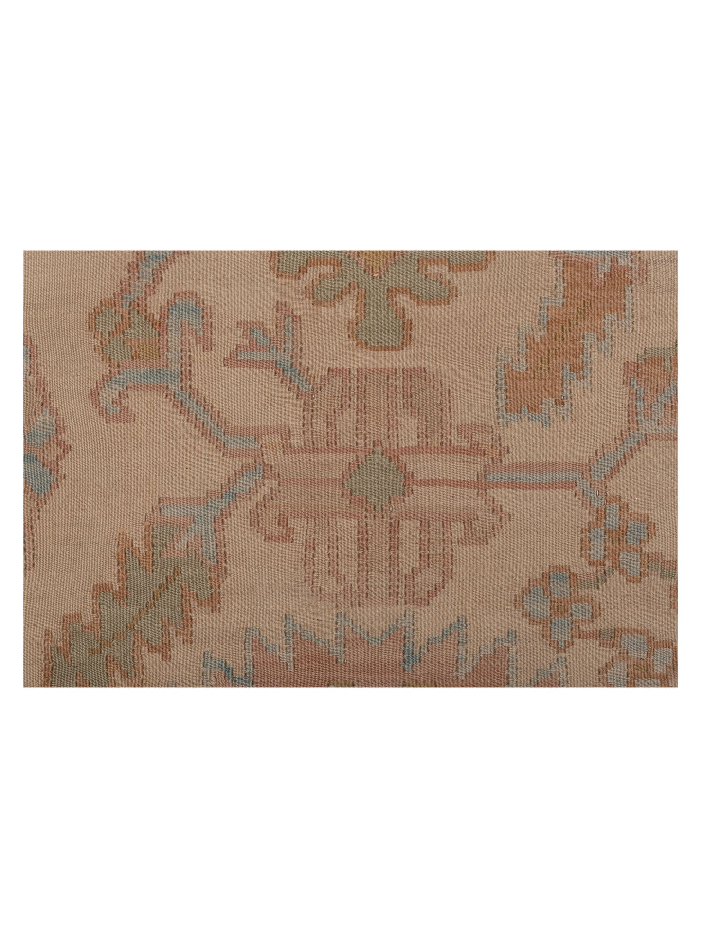 Transilvanian Kilim 68963 Beige Blue 8.2x10.2 Hand Woven Rug