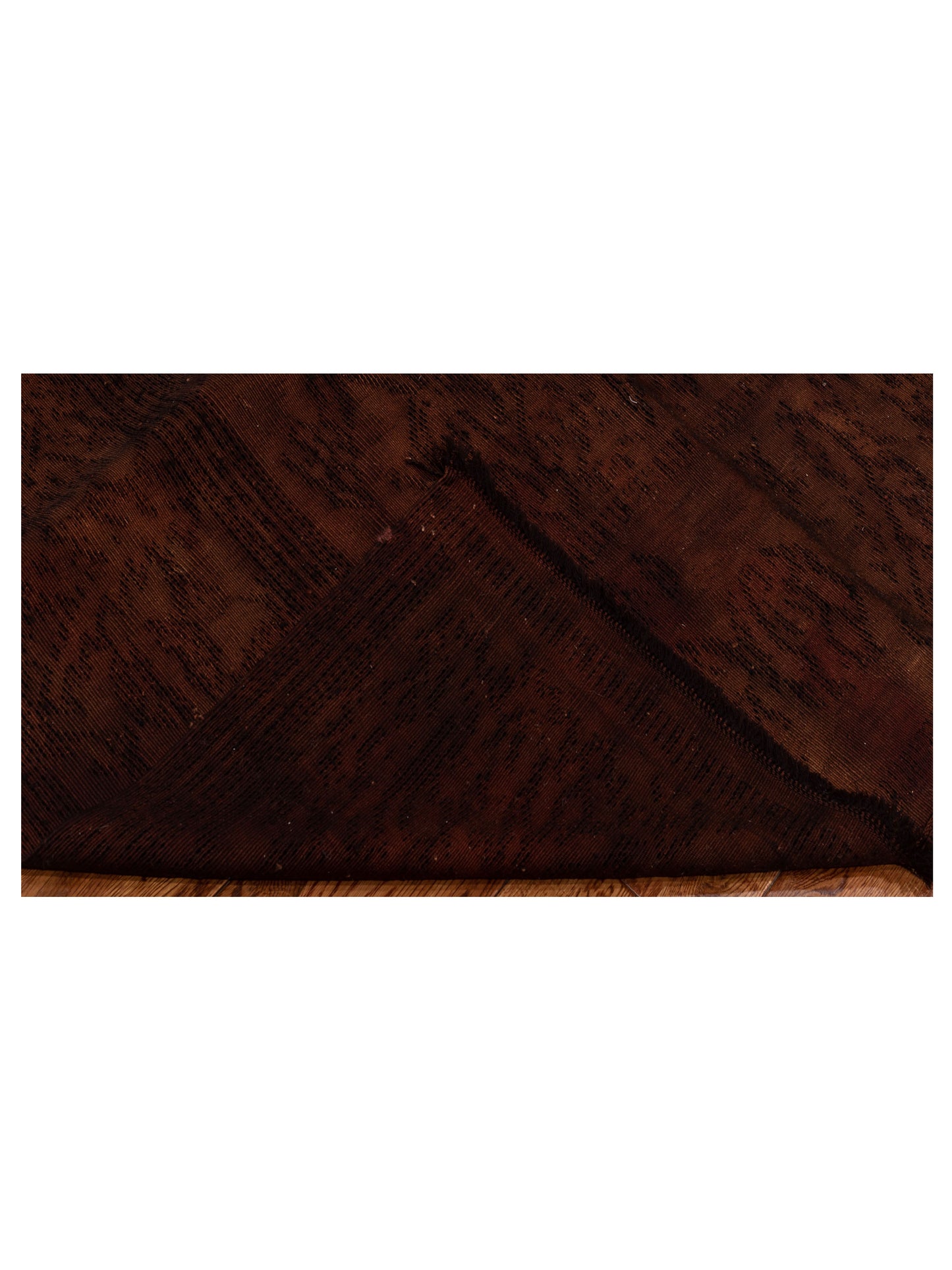 Transilvanian Kilim 69983 Dark Brown 8.9x11.11 Hand Woven Rug