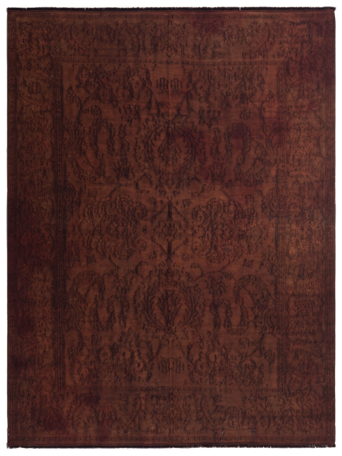 Pasha Transilvanian Kilim Dark Brown Traditional