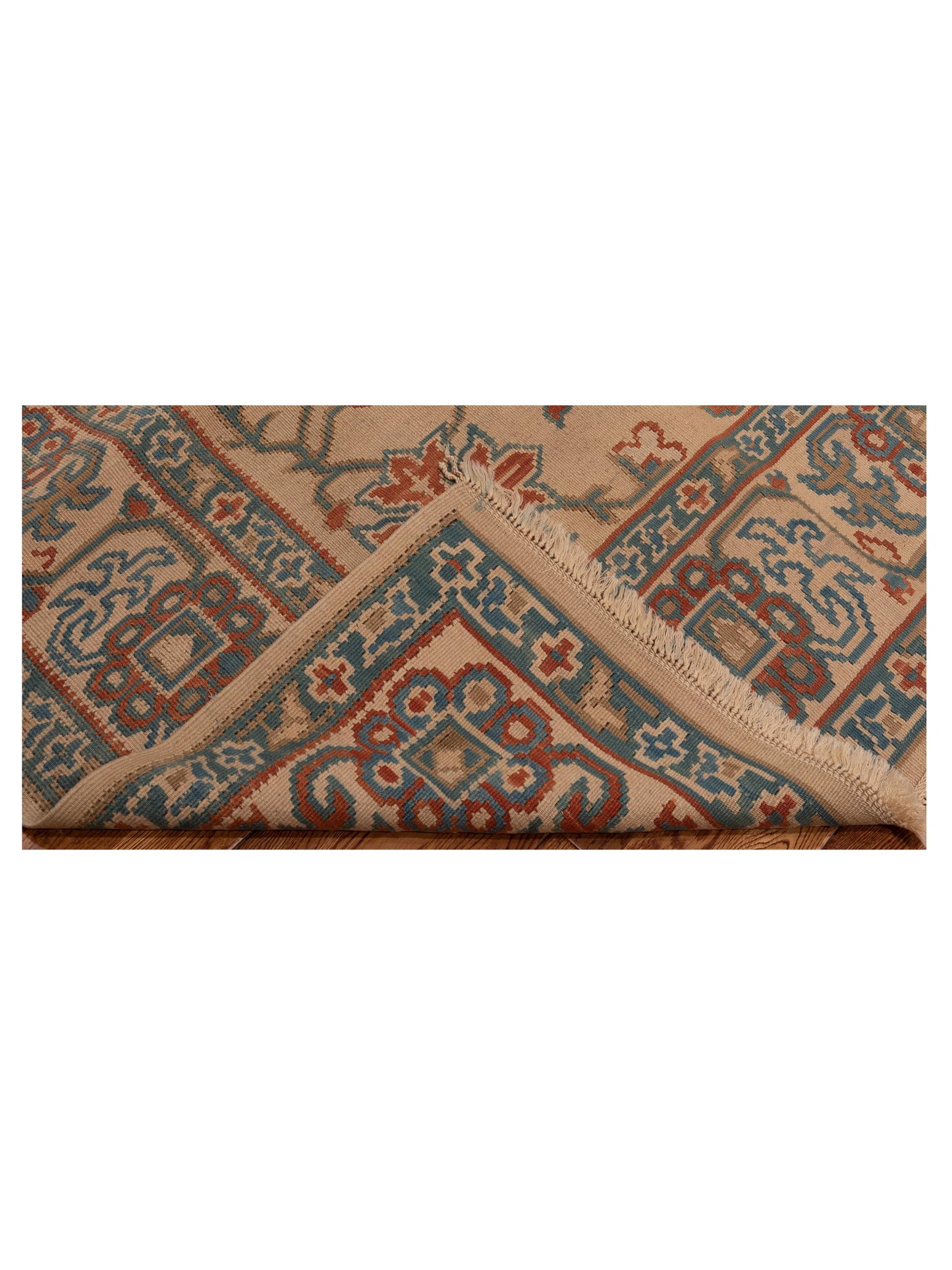 Transilvanian Kilim 70028 Beige Beige 6.8x9.8 Hand Woven Rug