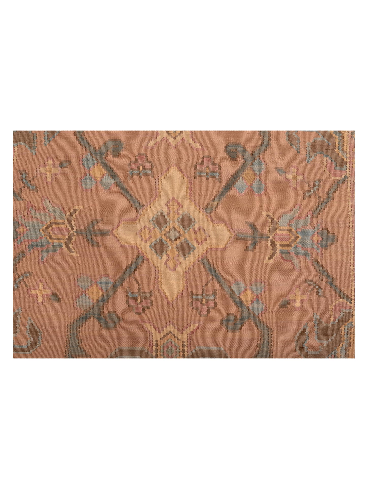 Transilvanian Kilim 70050 Brown 3.11x6.2 Hand Woven Rug