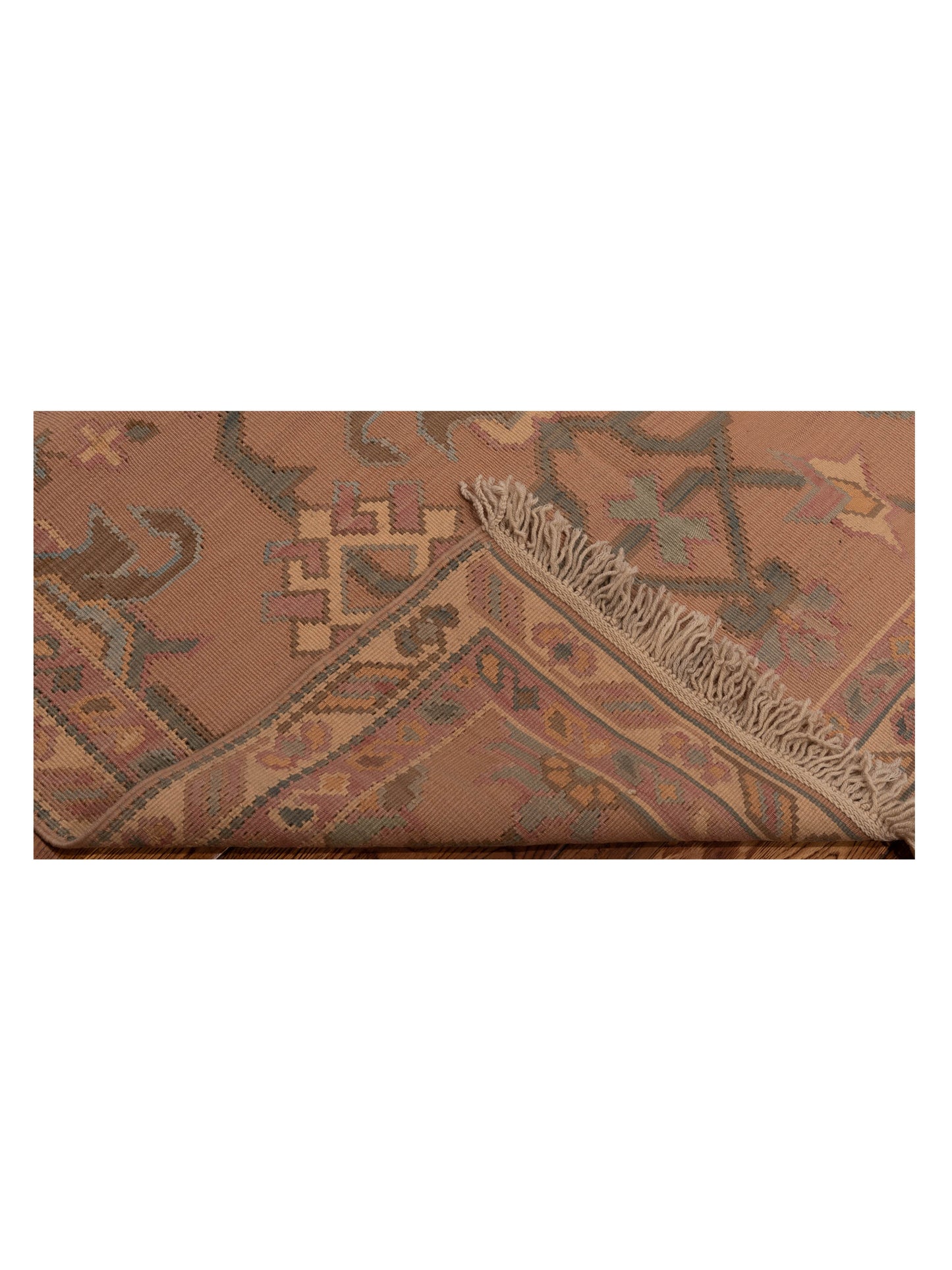 Transilvanian Kilim 70050 Brown 3.11x6.2 Hand Woven Rug
