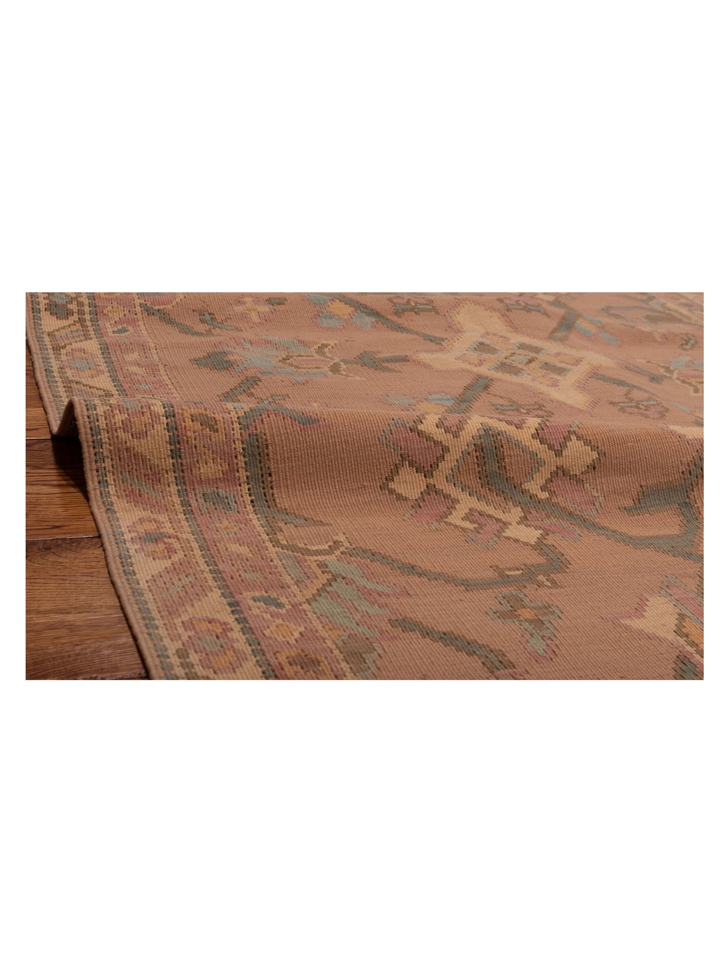 Transilvanian Kilim 70050 Brown 3.11x6.2 Hand Woven Rug