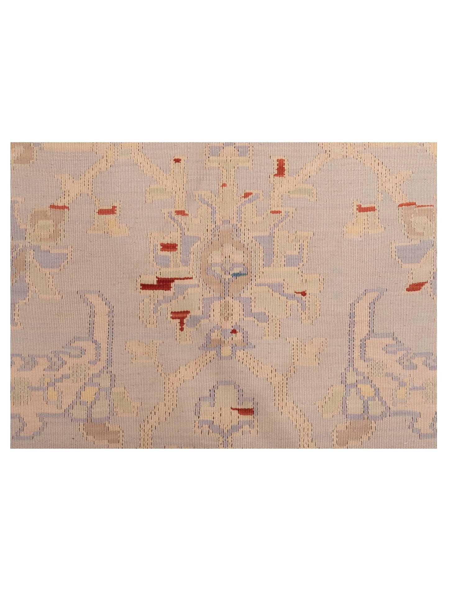 Transilvanian Kilim 70058 Silver 6.7x8.3 Hand Woven Rug