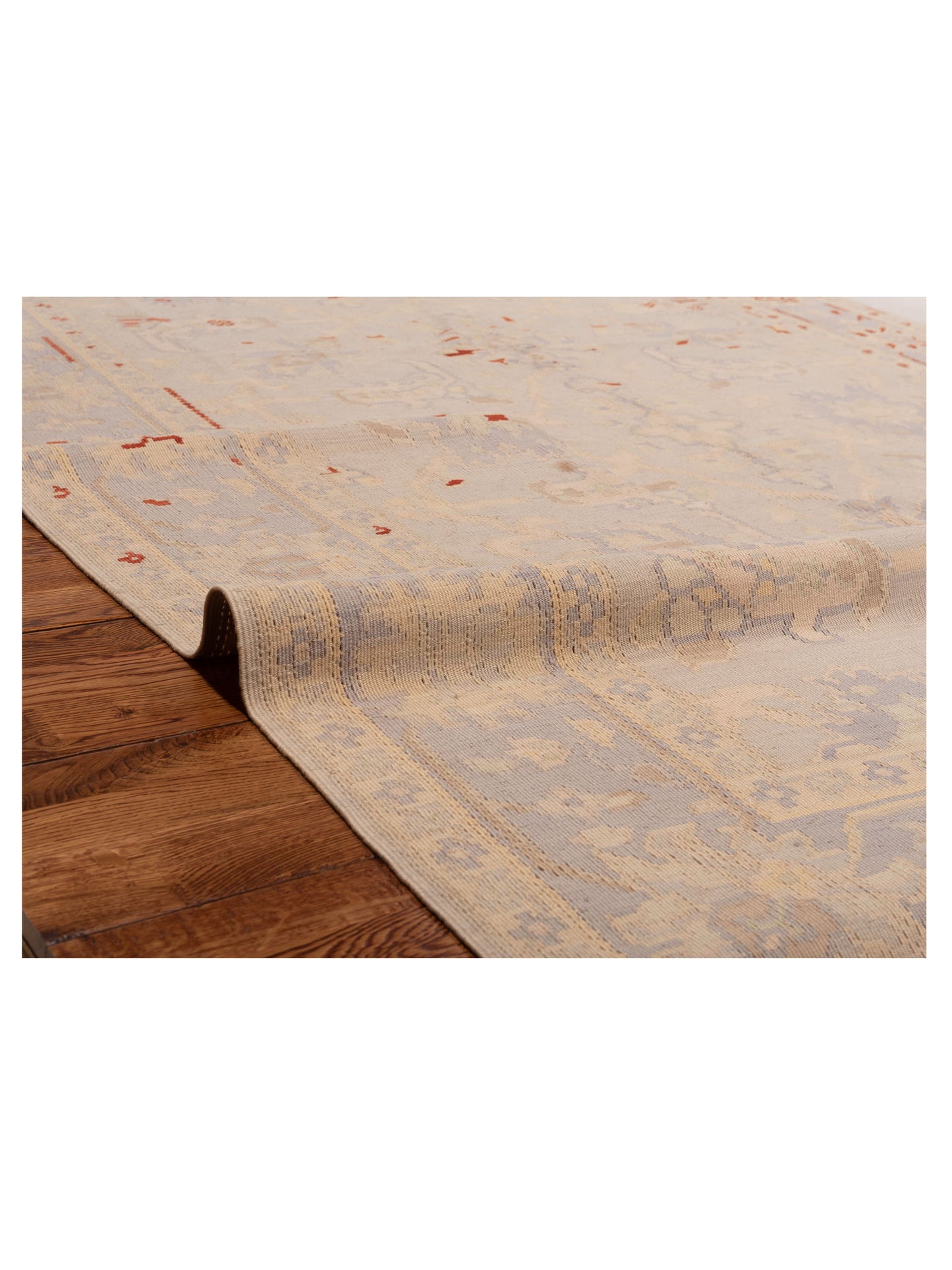 Transilvanian Kilim 70058 Silver 6.7x8.3 Hand Woven Rug