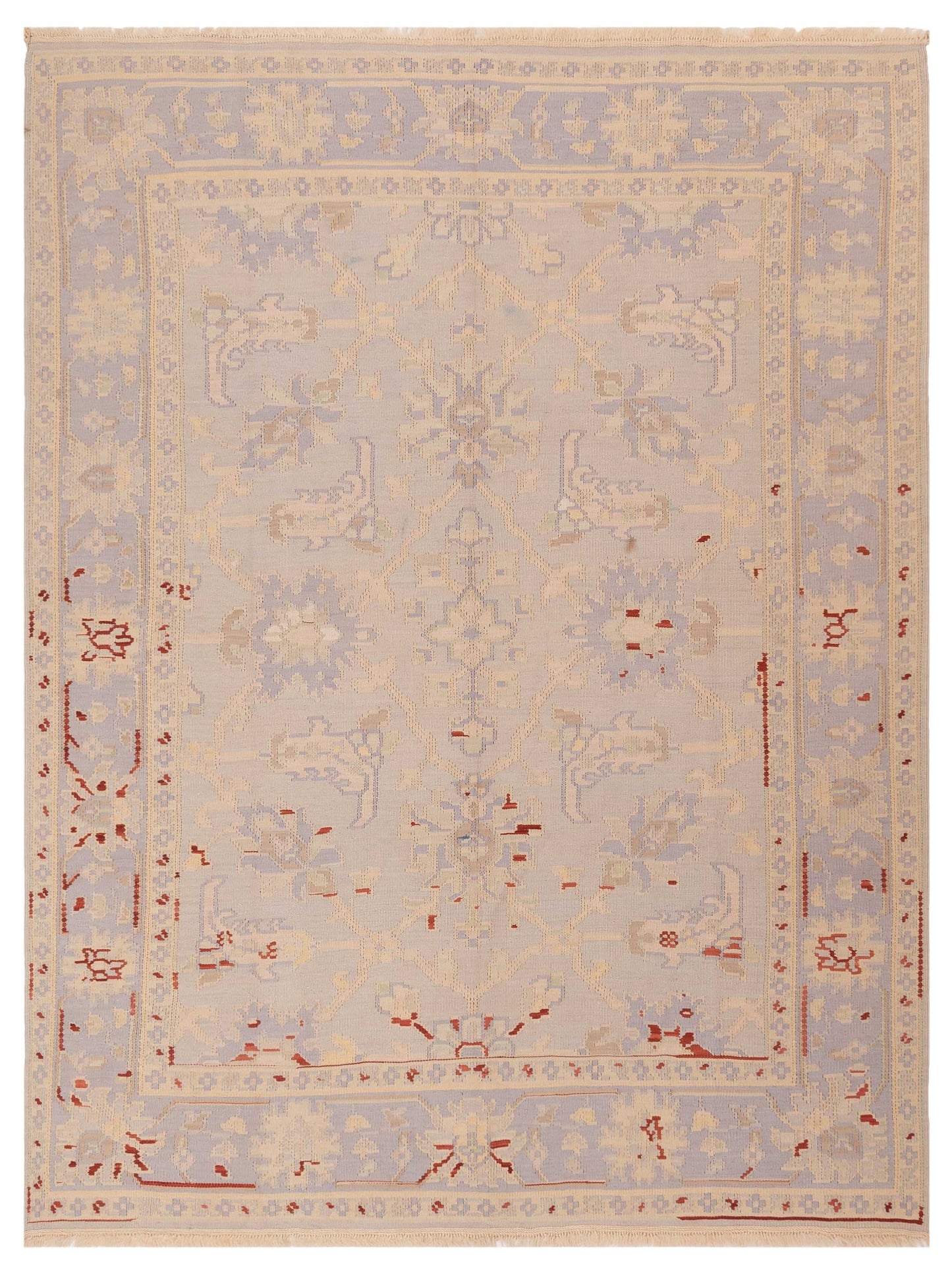 Pasha Transilvanian Kilim Silver Traditional