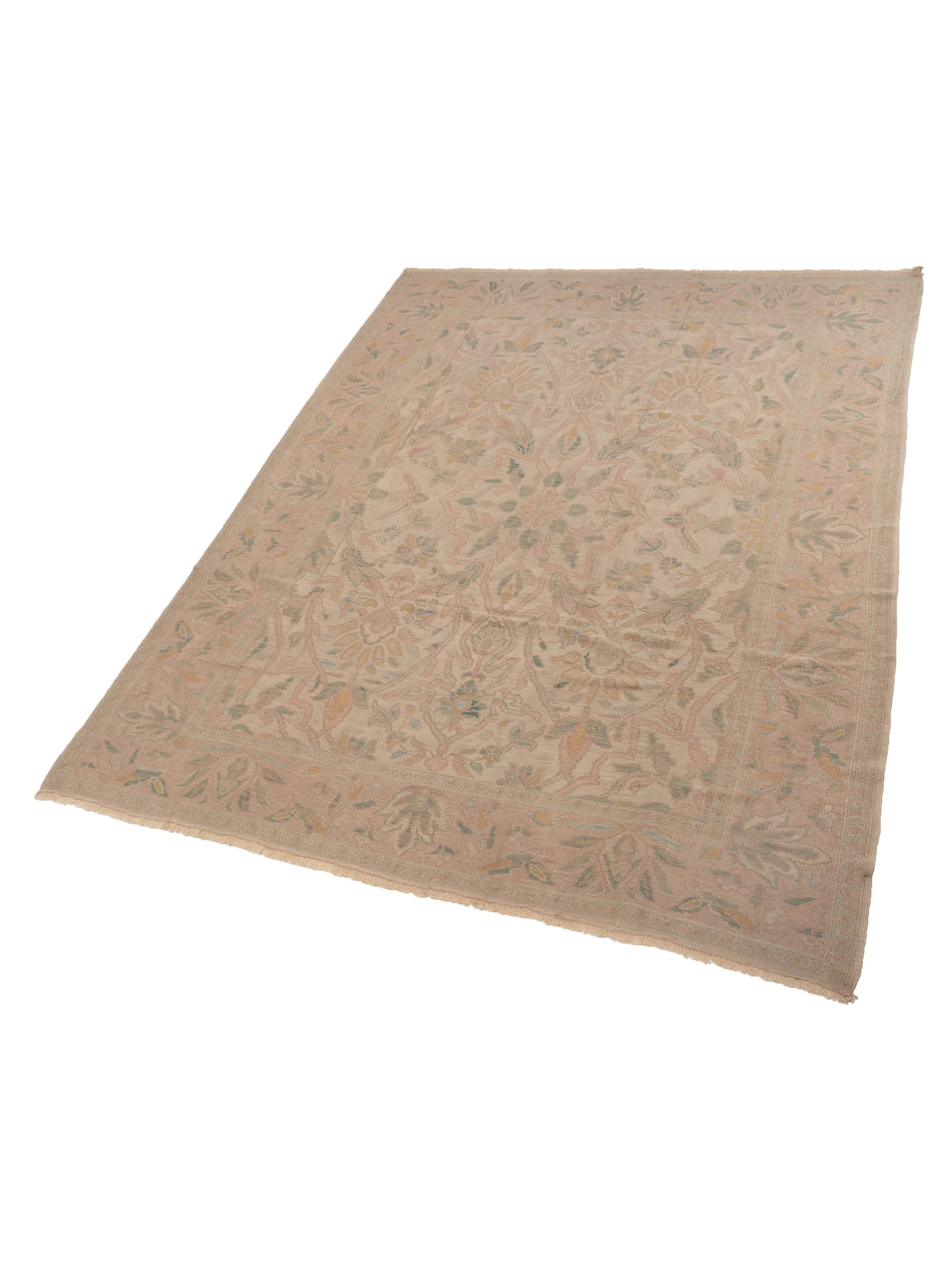Transilvanian Kilim 70087 Beige Cream 8.11x11.5 Hand Woven Rug