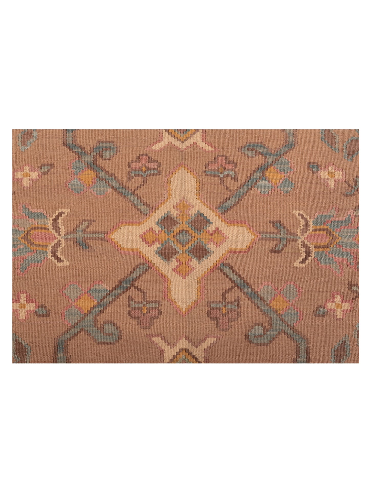 Transilvanian Kilim 70092 Pink 3.11x6.3 Hand Woven Rug