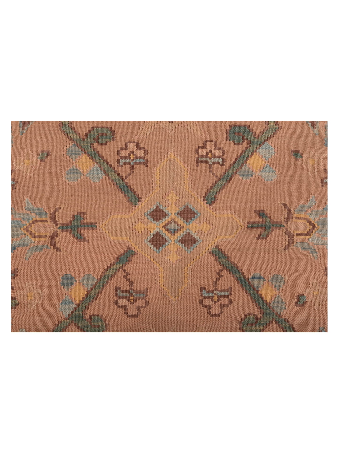 Transilvanian Kilim 70101 Pink 4x6.2 Hand Woven Rug