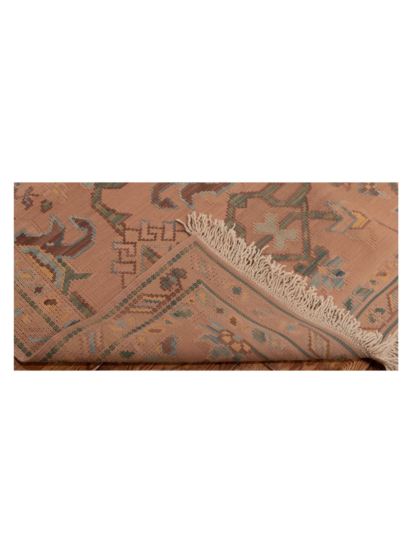 Transilvanian Kilim 70101 Pink 4x6.2 Hand Woven Rug