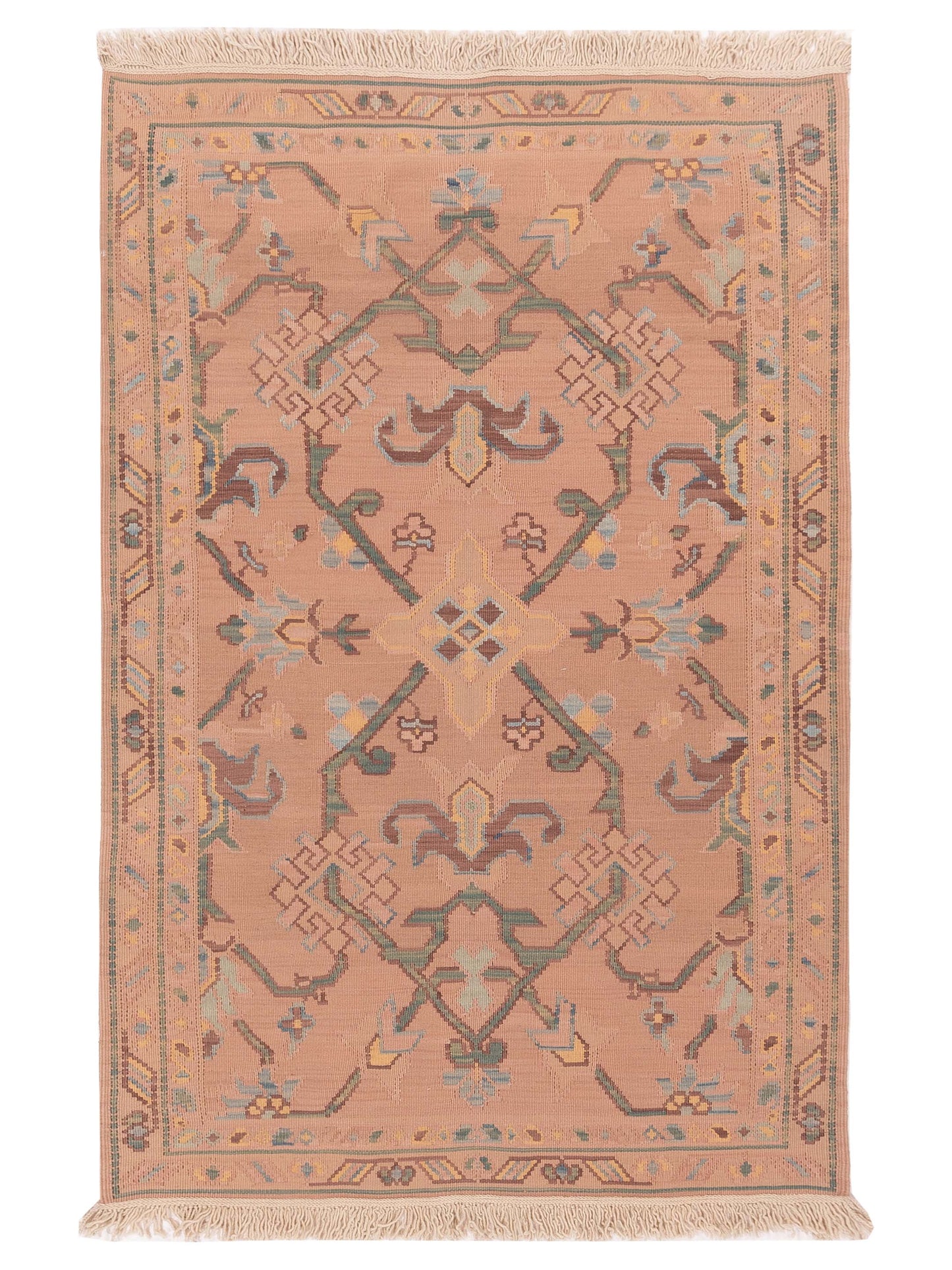 Pasha Transilvanian Kilim Pink Traditional