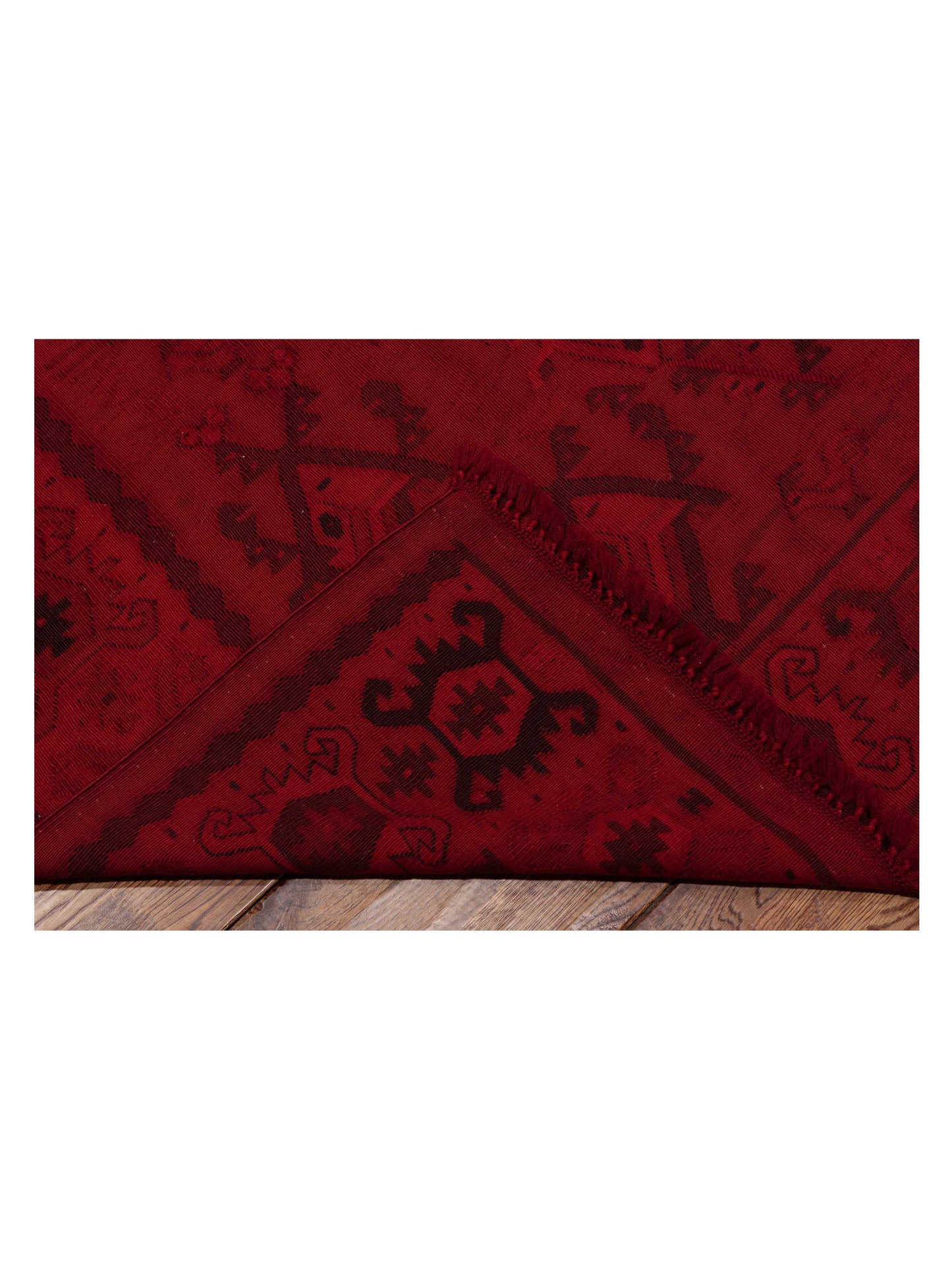 Vintage 70128 Red 8.9x12.1 Hand Knotted Rug