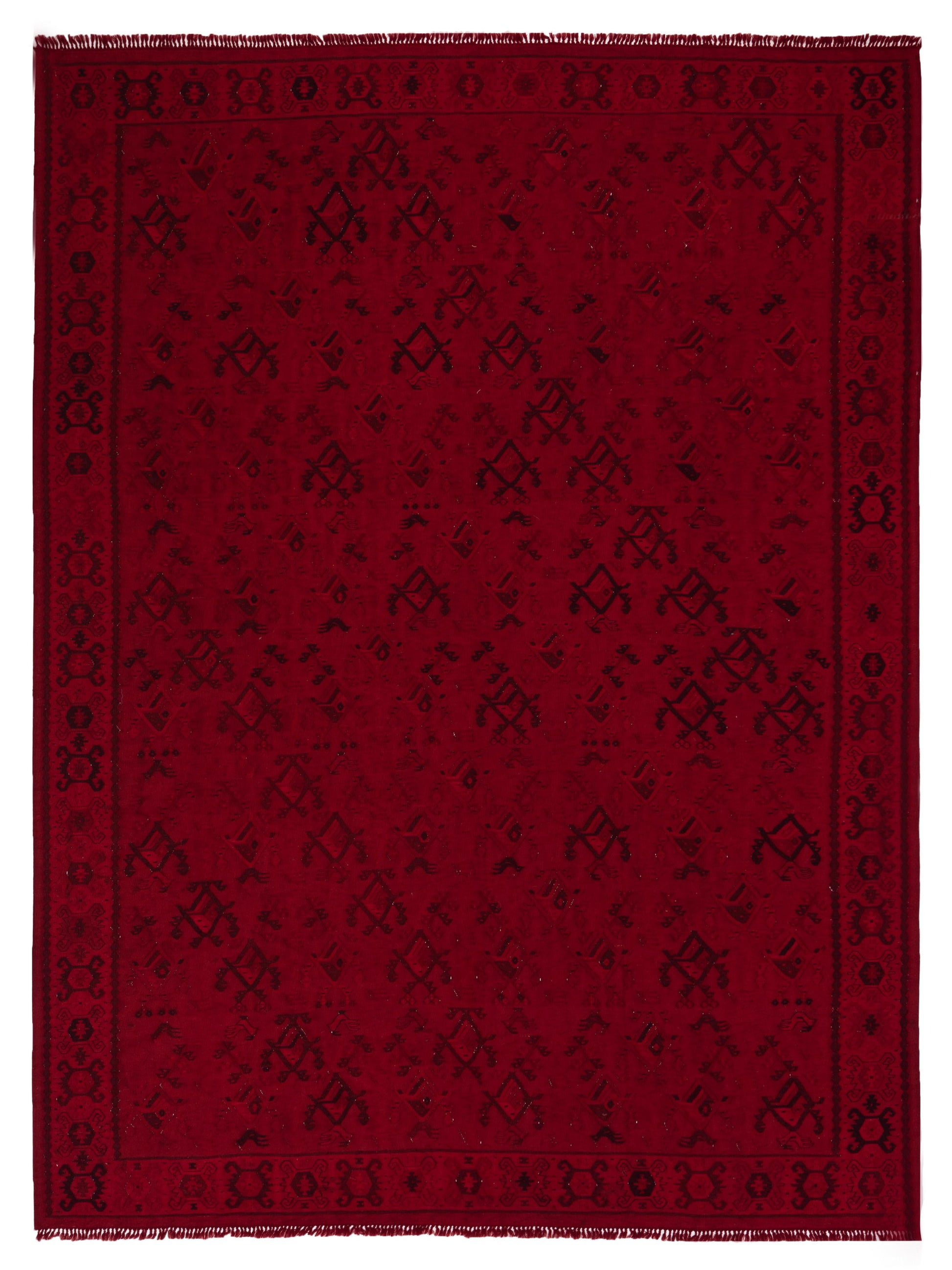 Pasha Vintage  Red  Contemporary