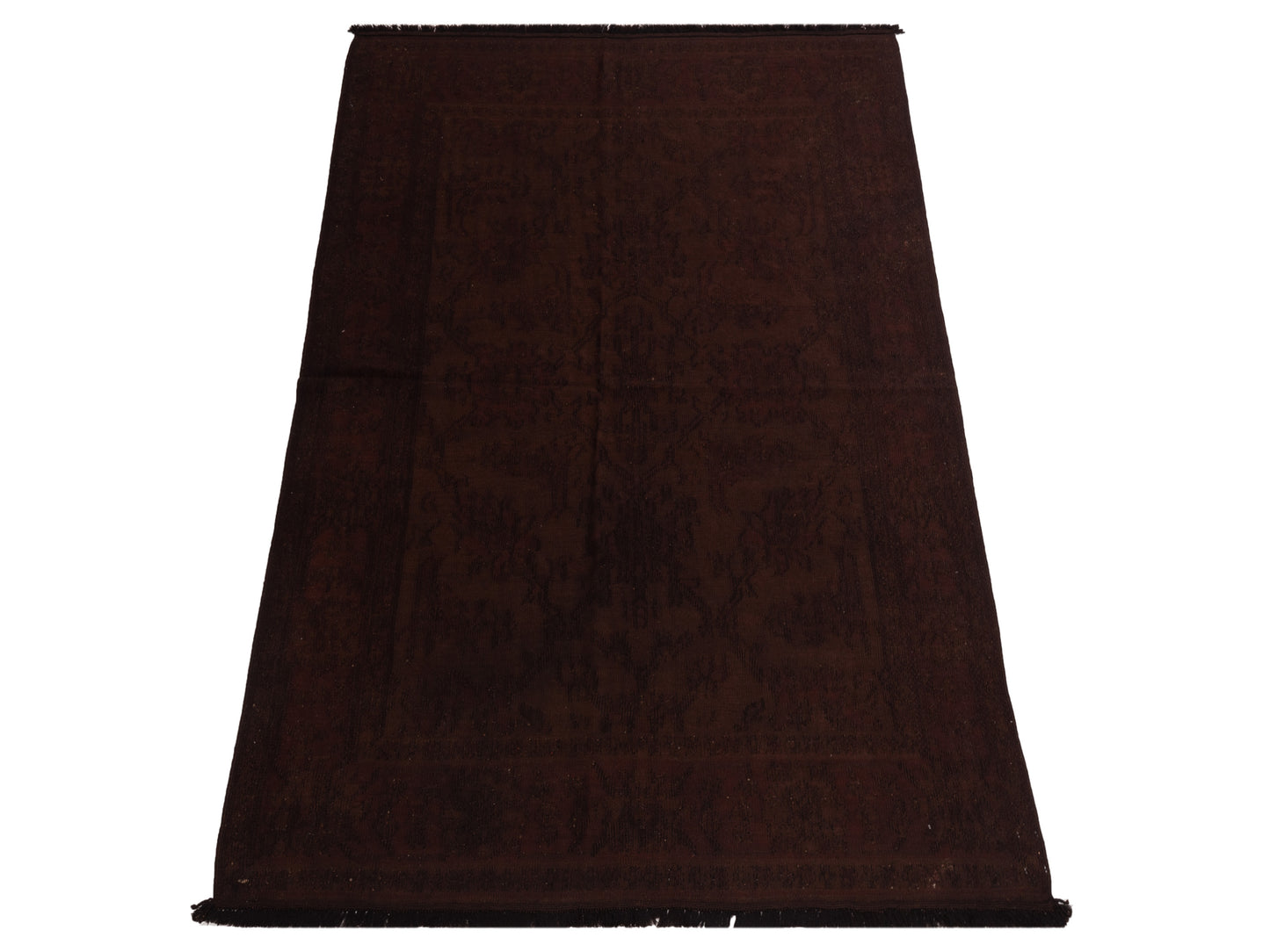 Transilvanian Kilim 70381 Dark Brown 6.5x8.4 Hand Woven Rug