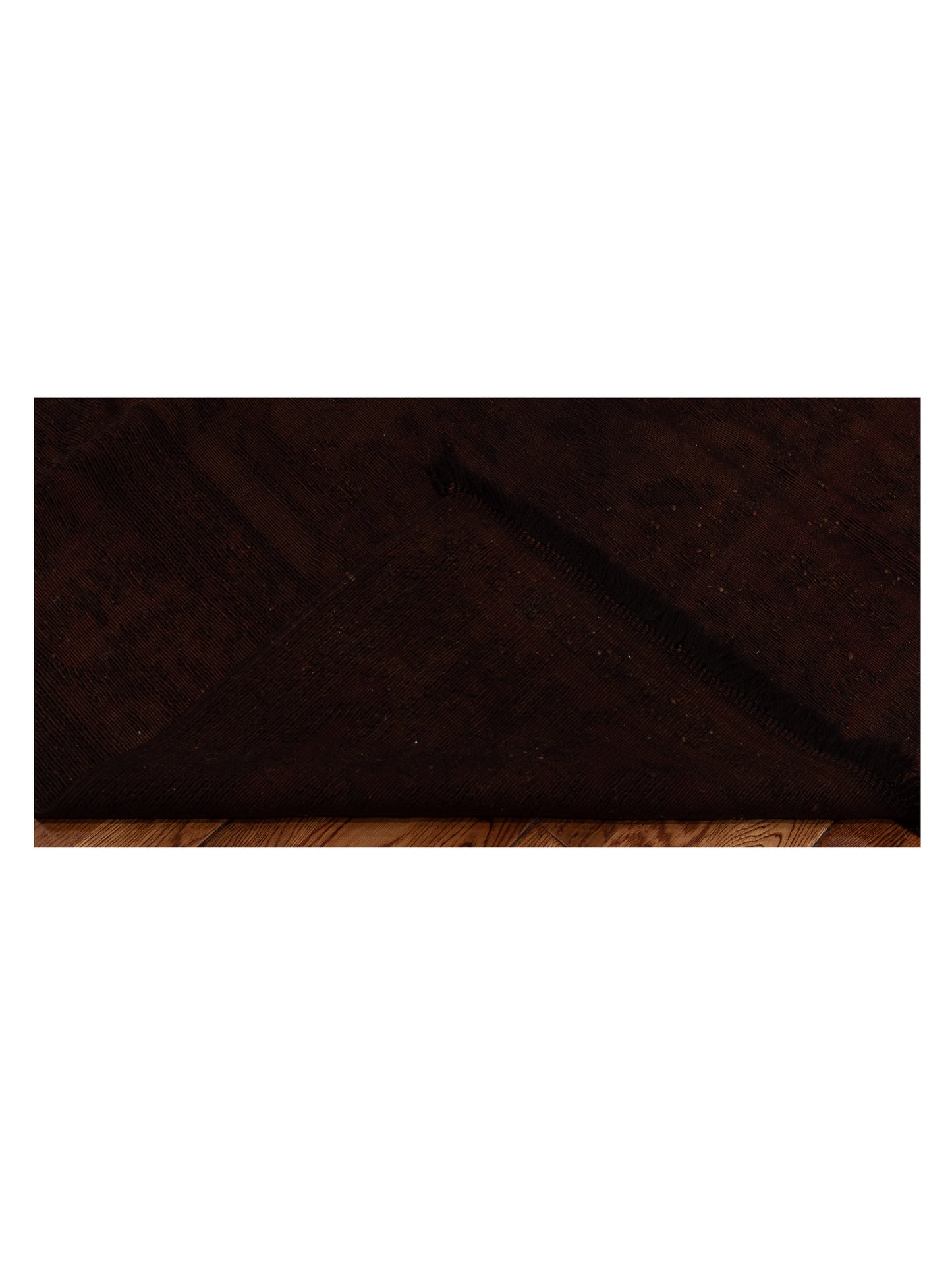 Transilvanian Kilim 70381 Dark Brown 6.5x8.4 Hand Woven Rug