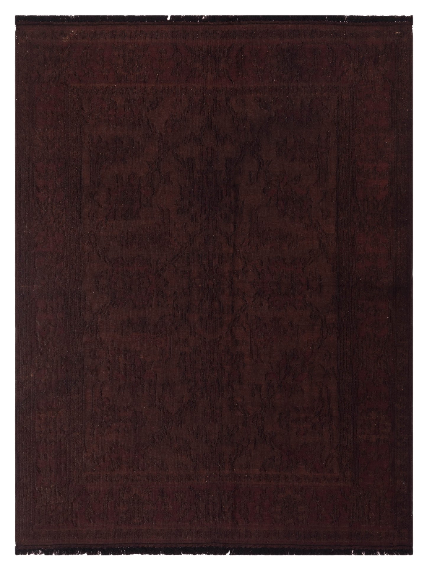 Pasha Transilvanian Kilim Dark Brown Traditional