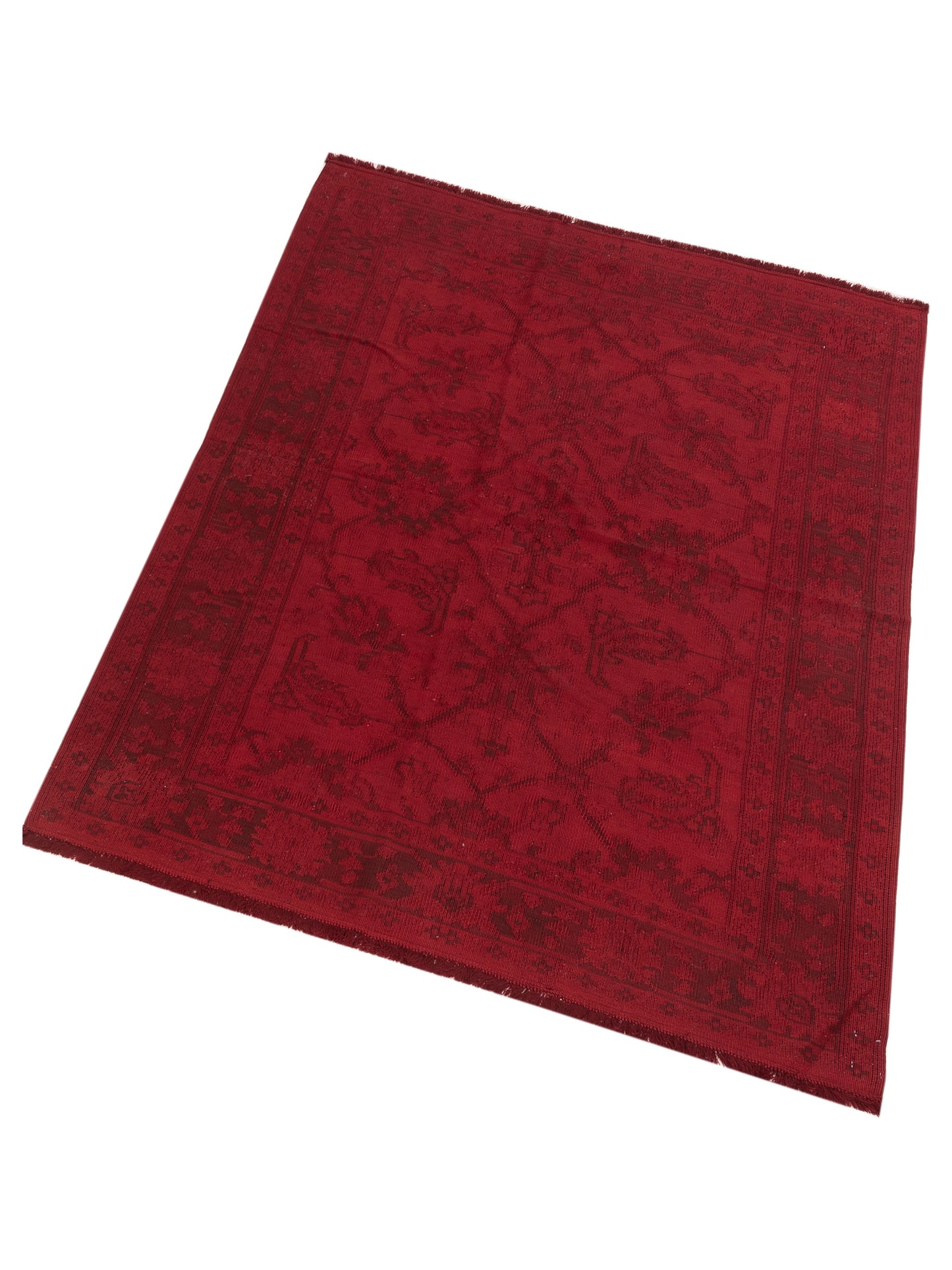 Transilvanian Kilim 70413 Red Red 5.9x7.8 Hand Woven Rug