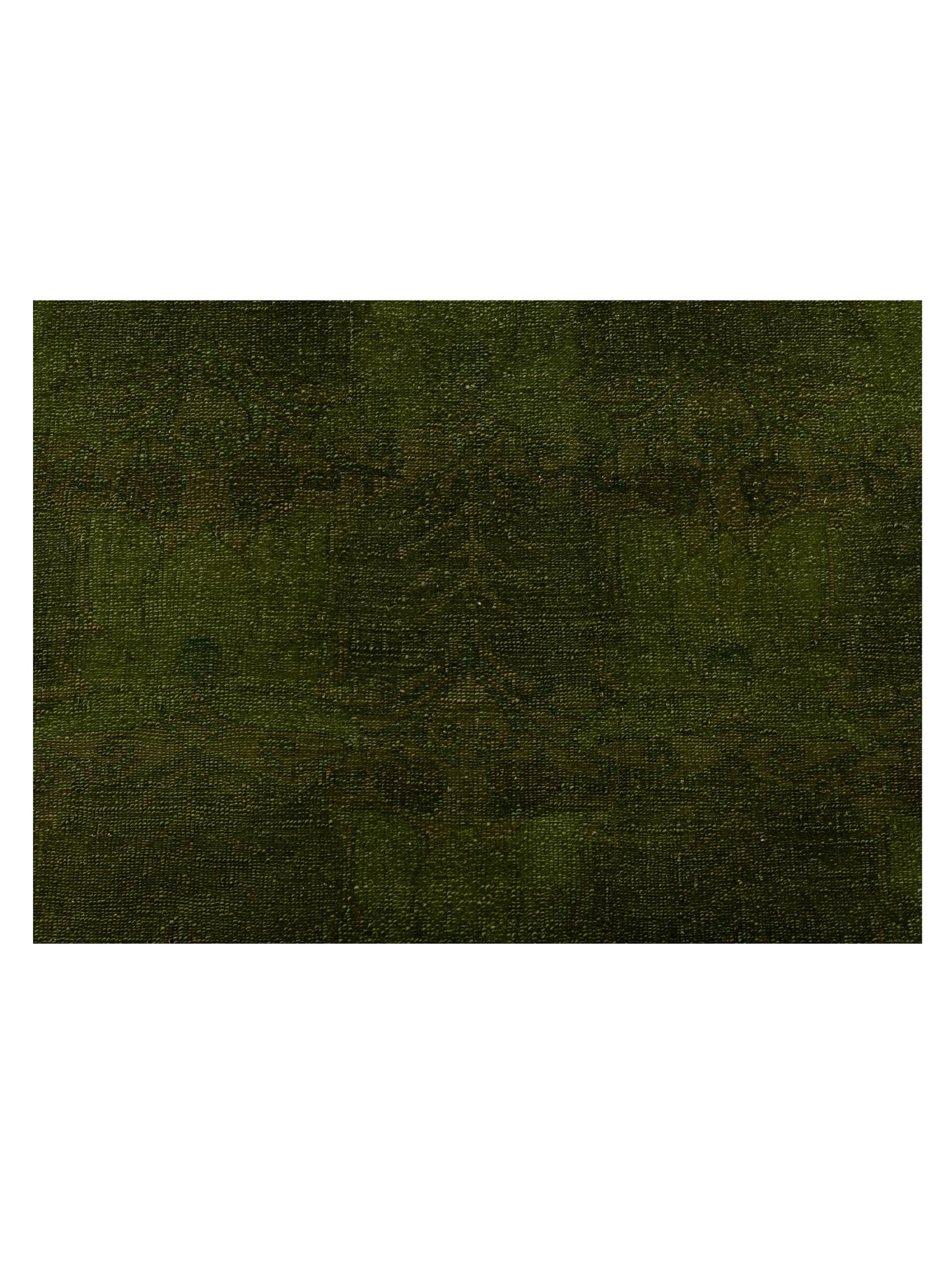 Vintage 70558 Green 8.5x9.8 Hand Knotted Rug