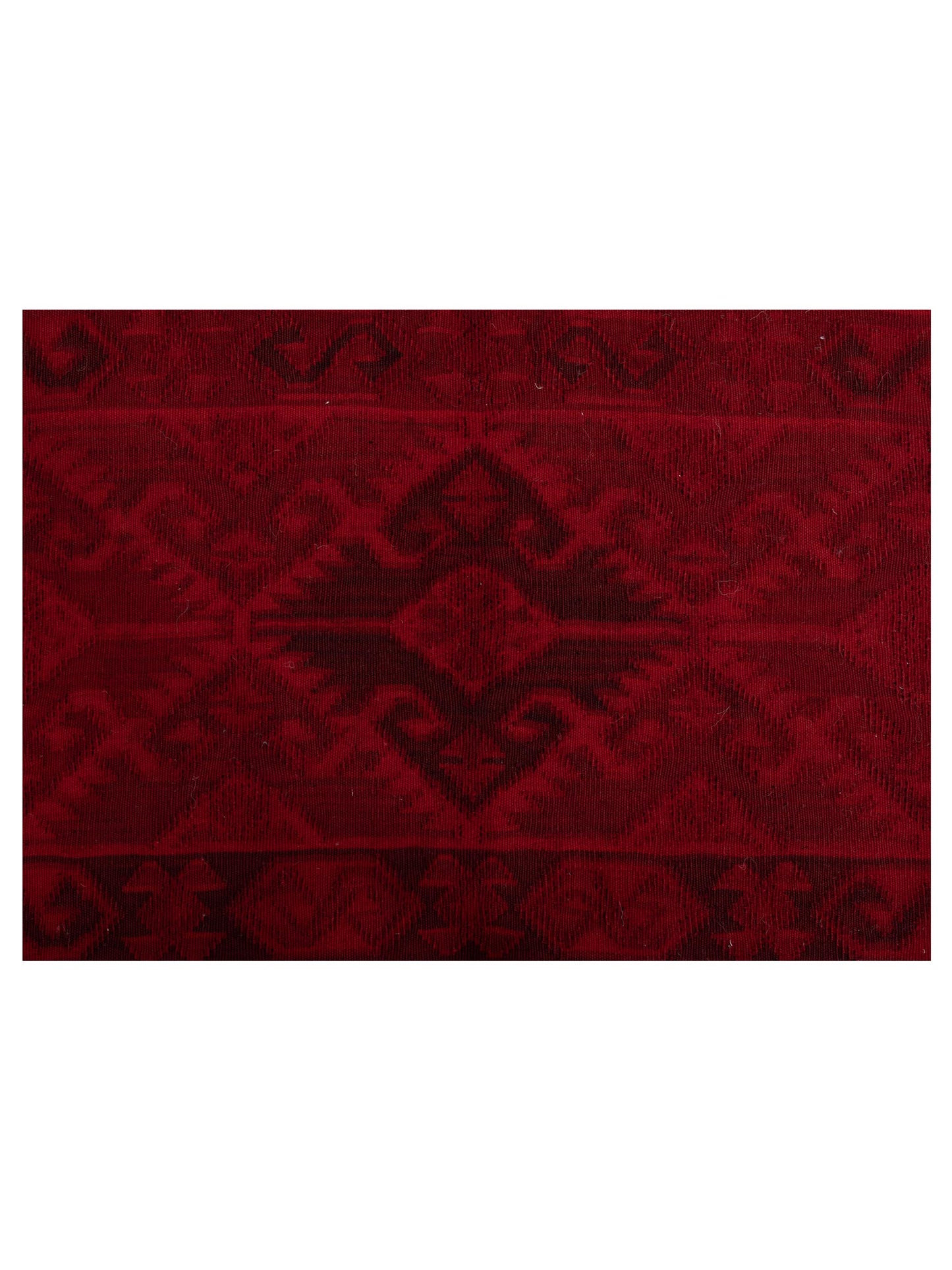 Transilvanian Kilim 70674 Red Red 7.3x9.3 Hand Woven Rug