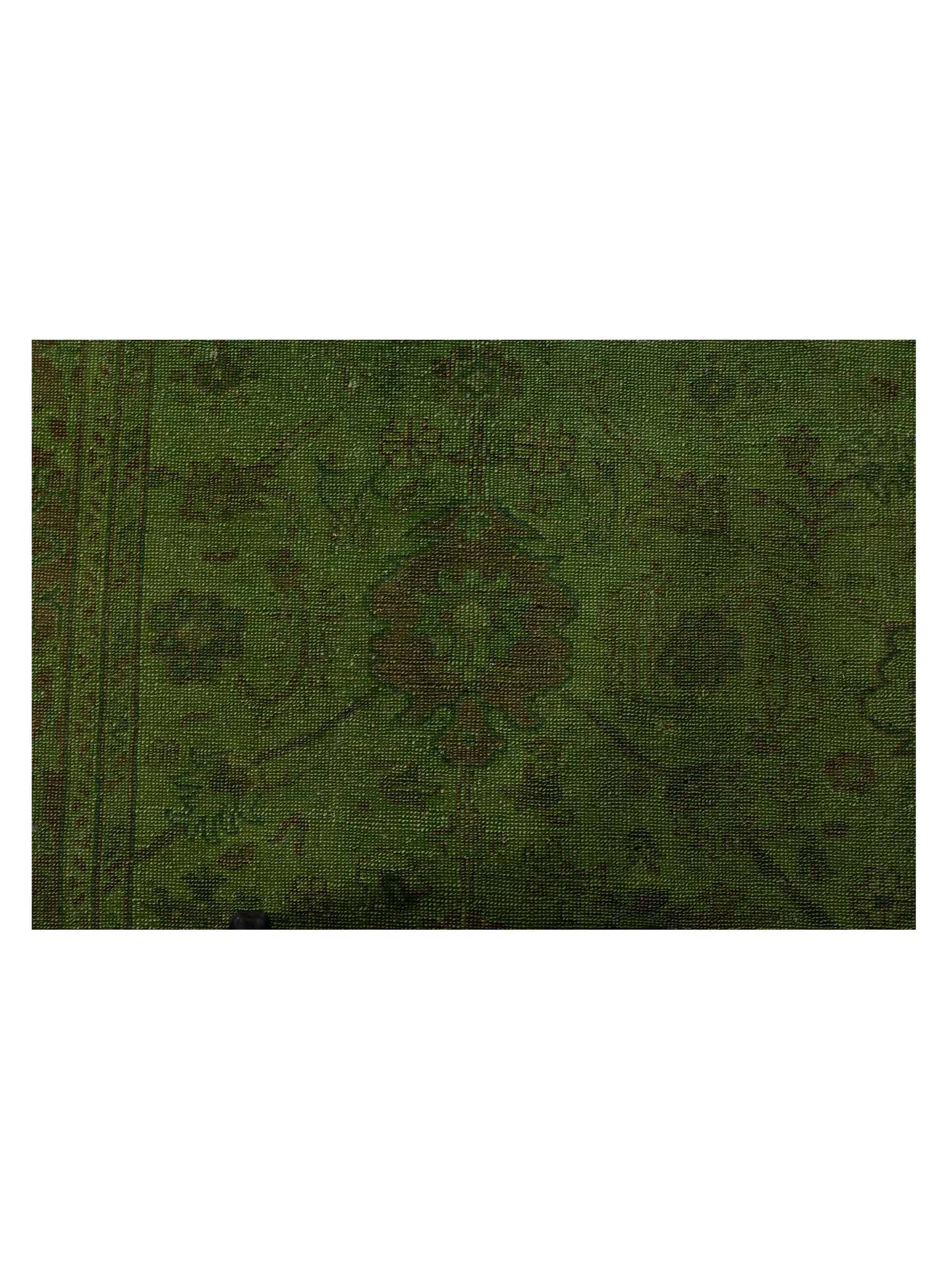 Vintage 72108 Green 8.8x11.11 Hand Knotted Rug