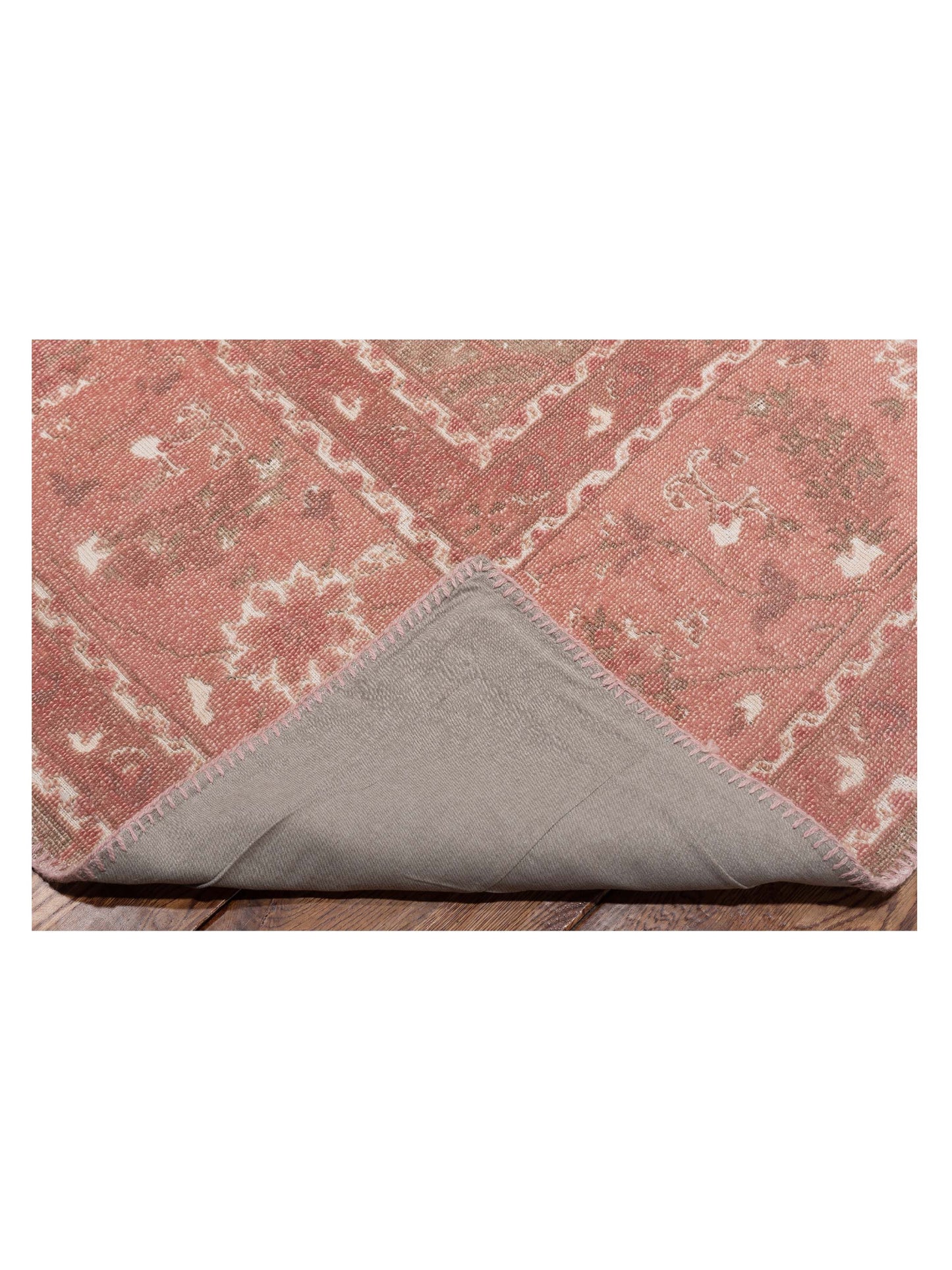 Vintage 72202 Pink 10x13 Hand Knotted Rug