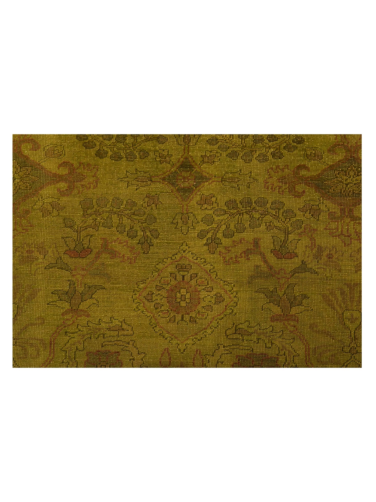 Vintage 72206 Green 8.9x10.6 Hand Knotted Rug