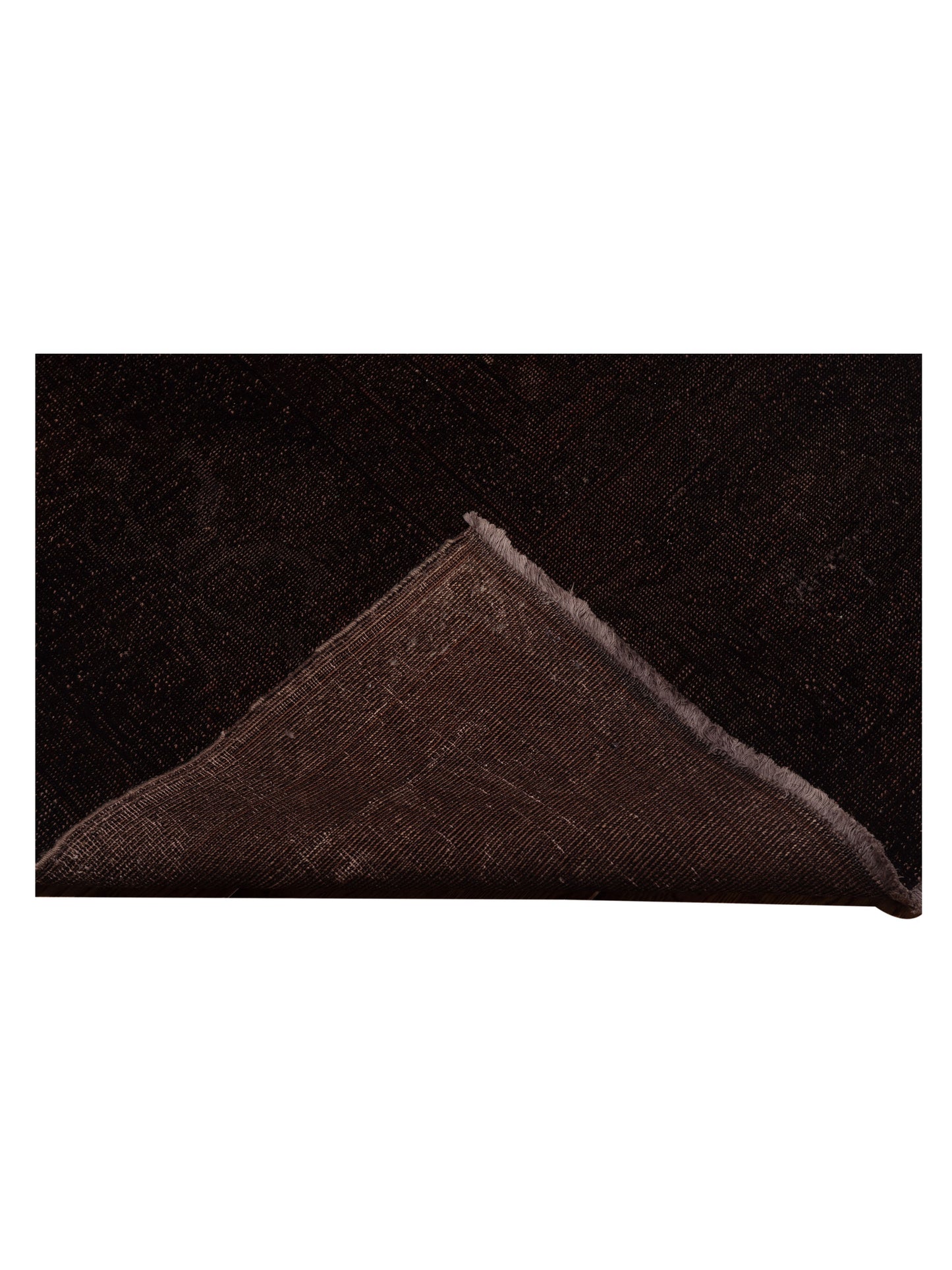 Vintage 73639 Dark Brown 10.5x12.6 Hand Knotted Rug