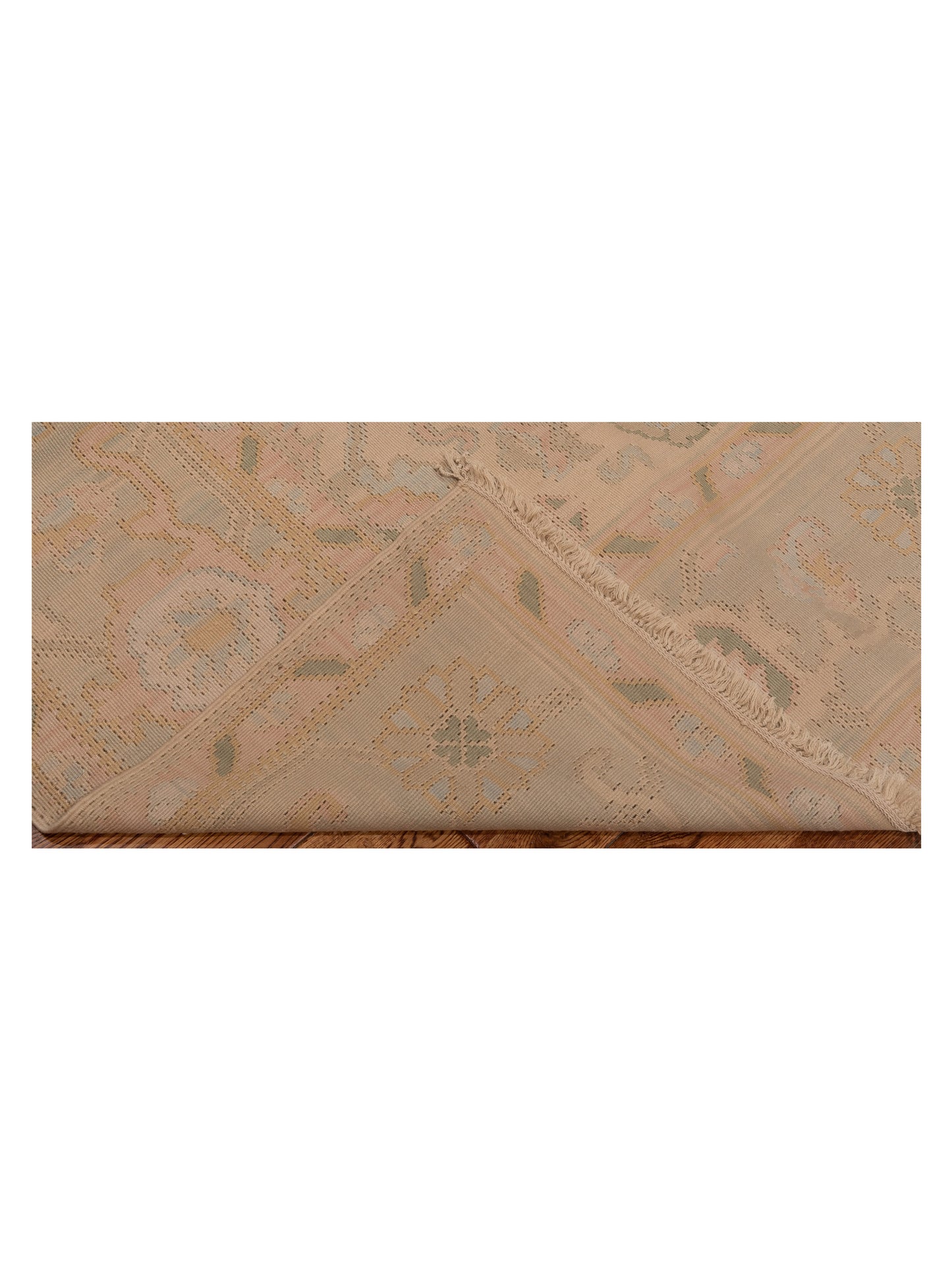 Transilvanian Kilim 73787 Beige Silver 9x12 Hand Woven Rug
