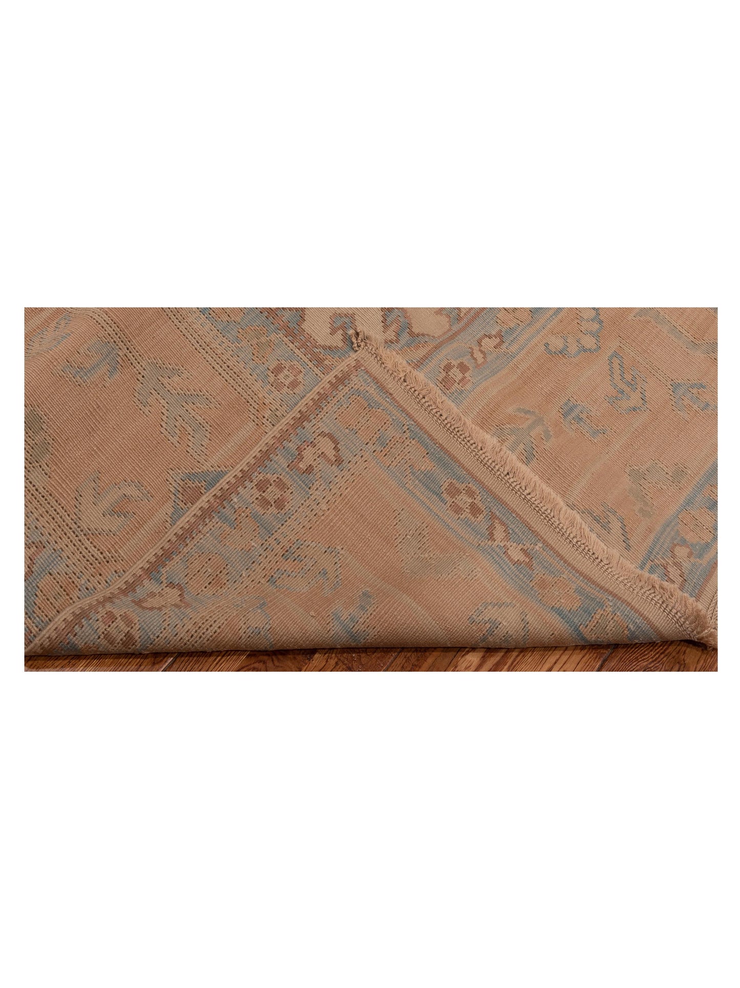 Transilvanian Kilim 73799 Cream Pink 10.5x14.2 Hand Woven Rug