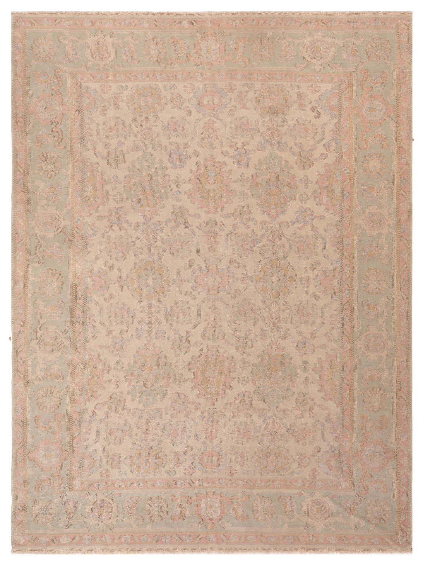 Pasha Transilvanian Kilim Beige Silver Transitional