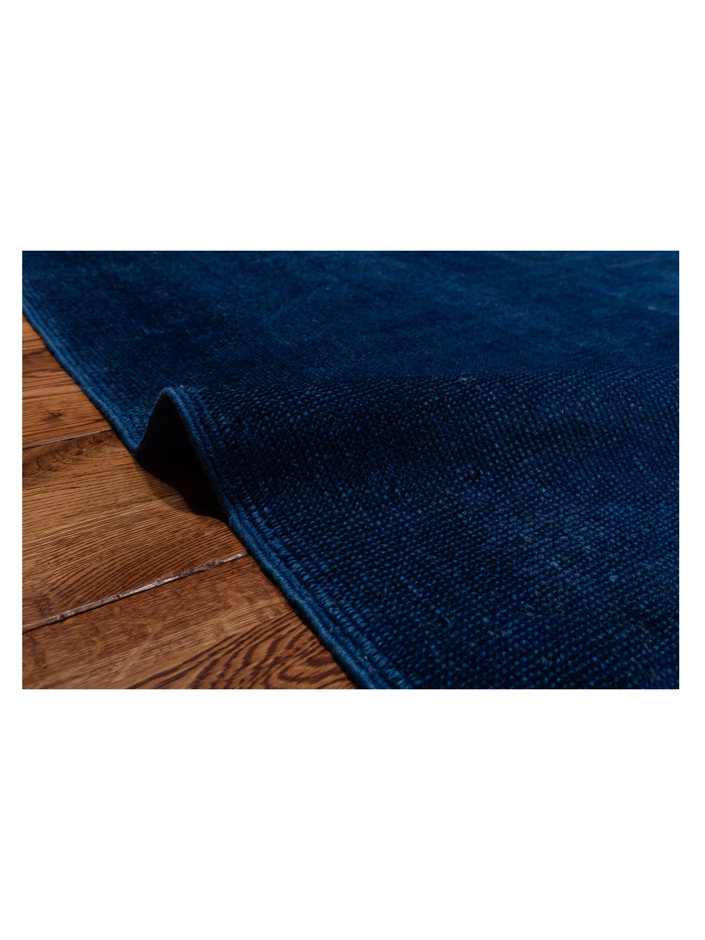 Vintage 74795 Dark Blue 9.7x11.11 Hand Knotted Rug
