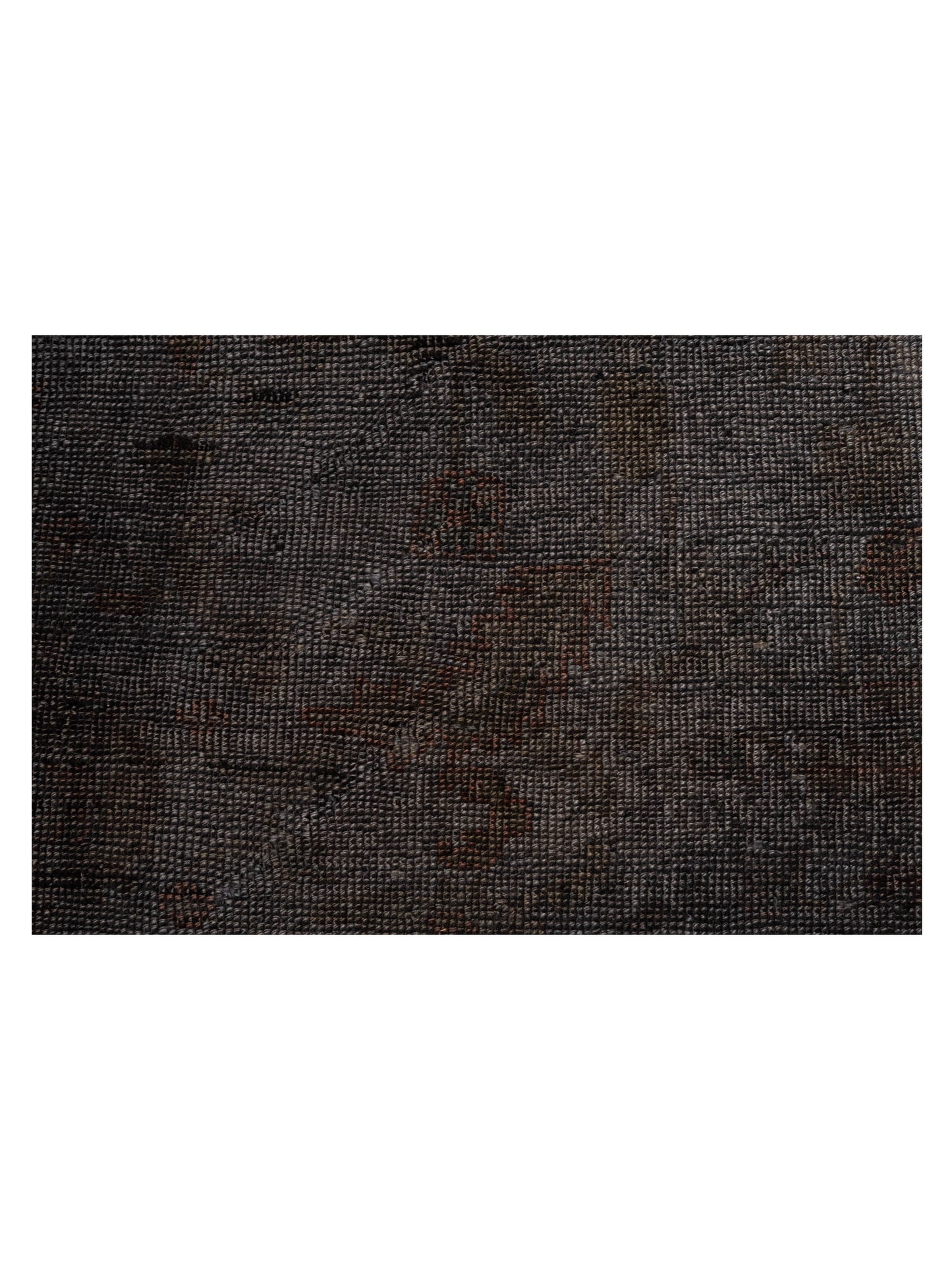 Vintage 75027 Dark Gray 9.1x11.4 Hand Knotted Rug