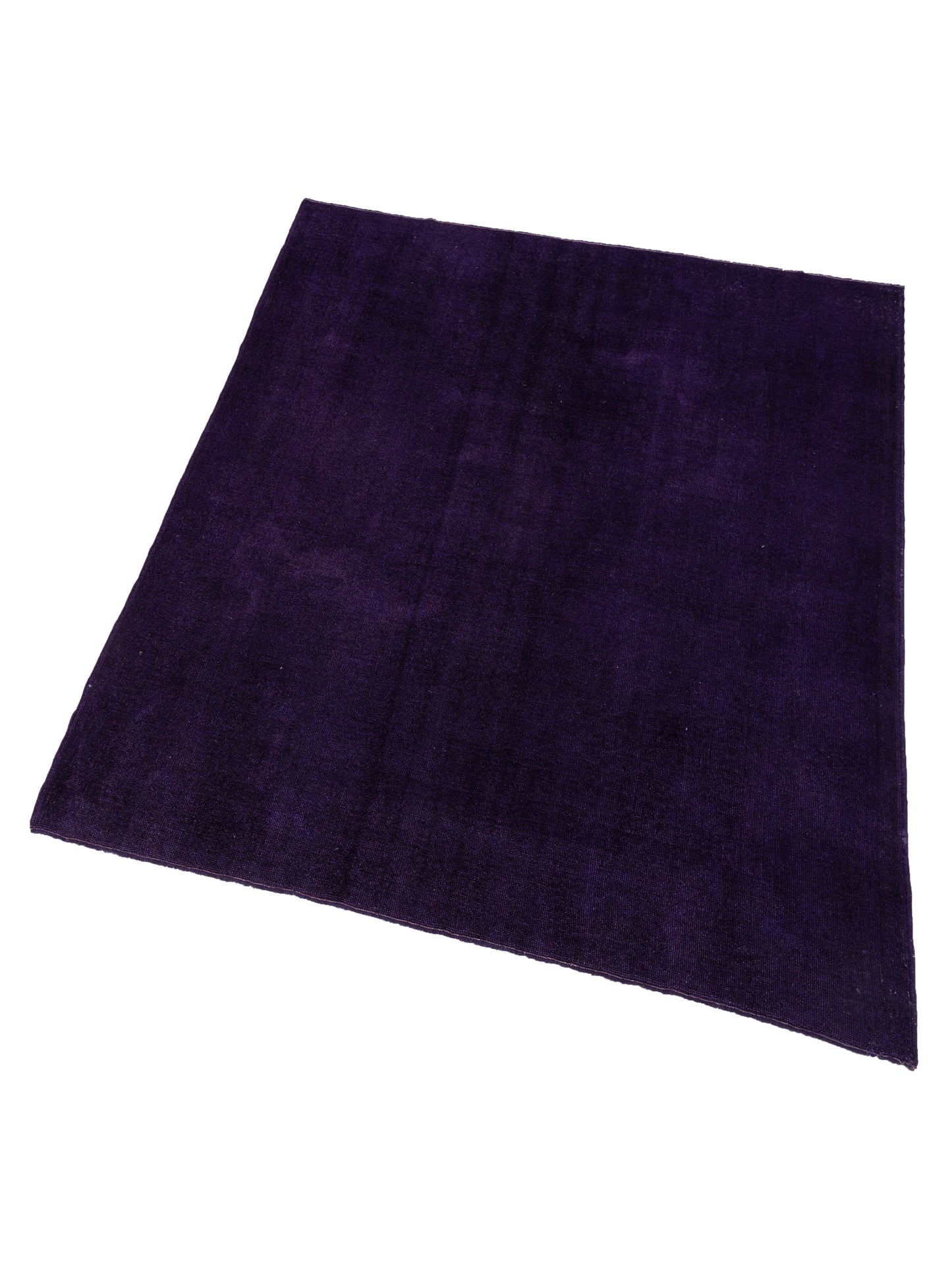 Vintage 75323 Purple Purple 8.4x9.4 Hand Knotted Rug