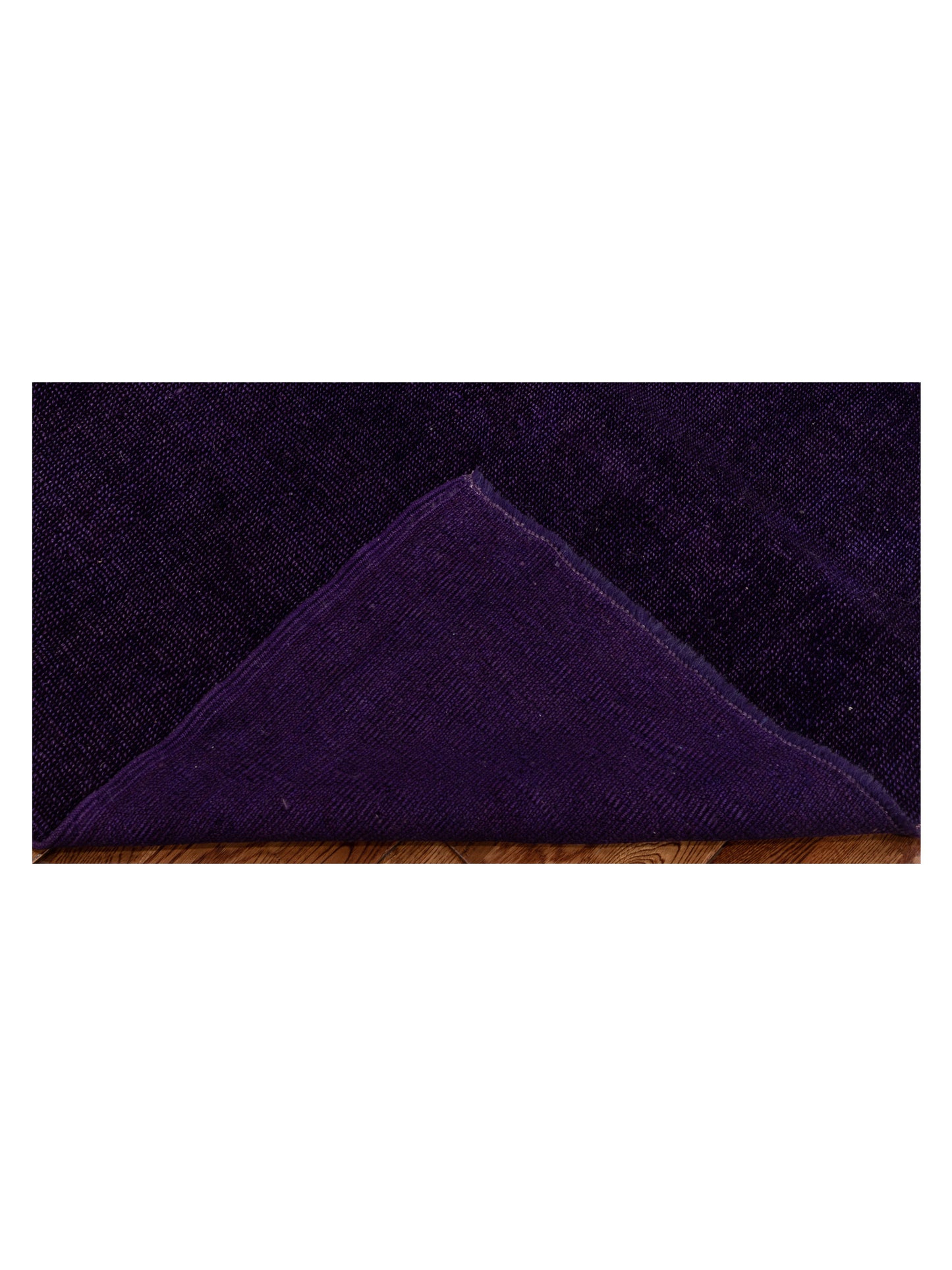 Vintage 75323 Purple Purple 8.4x9.4 Hand Knotted Rug