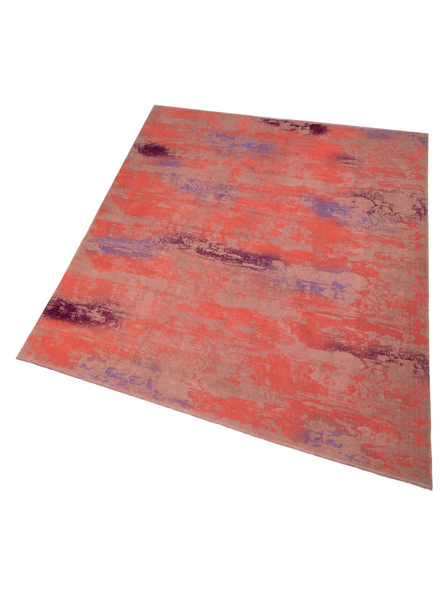 Vintage 76071 Pink 9.6x11.4 Hand Knotted Rug