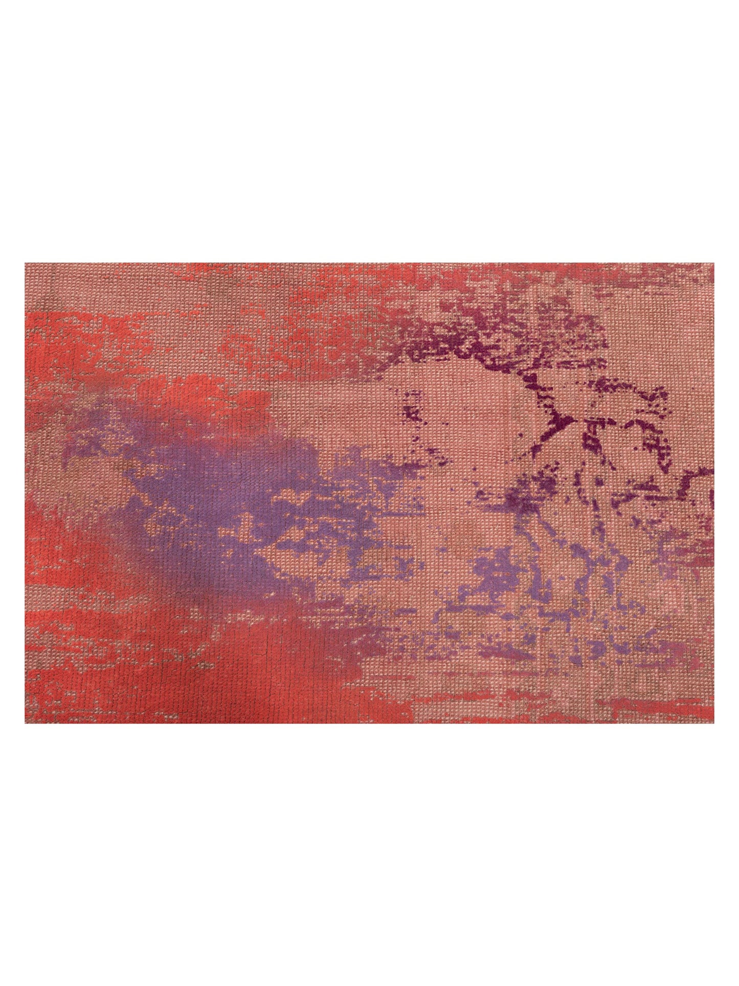 Vintage 76071 Pink 9.6x11.4 Hand Knotted Rug