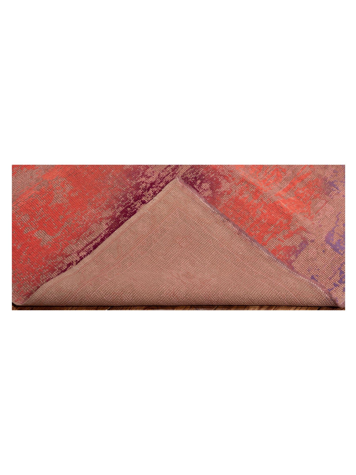 Vintage 76071 Pink 9.6x11.4 Hand Knotted Rug