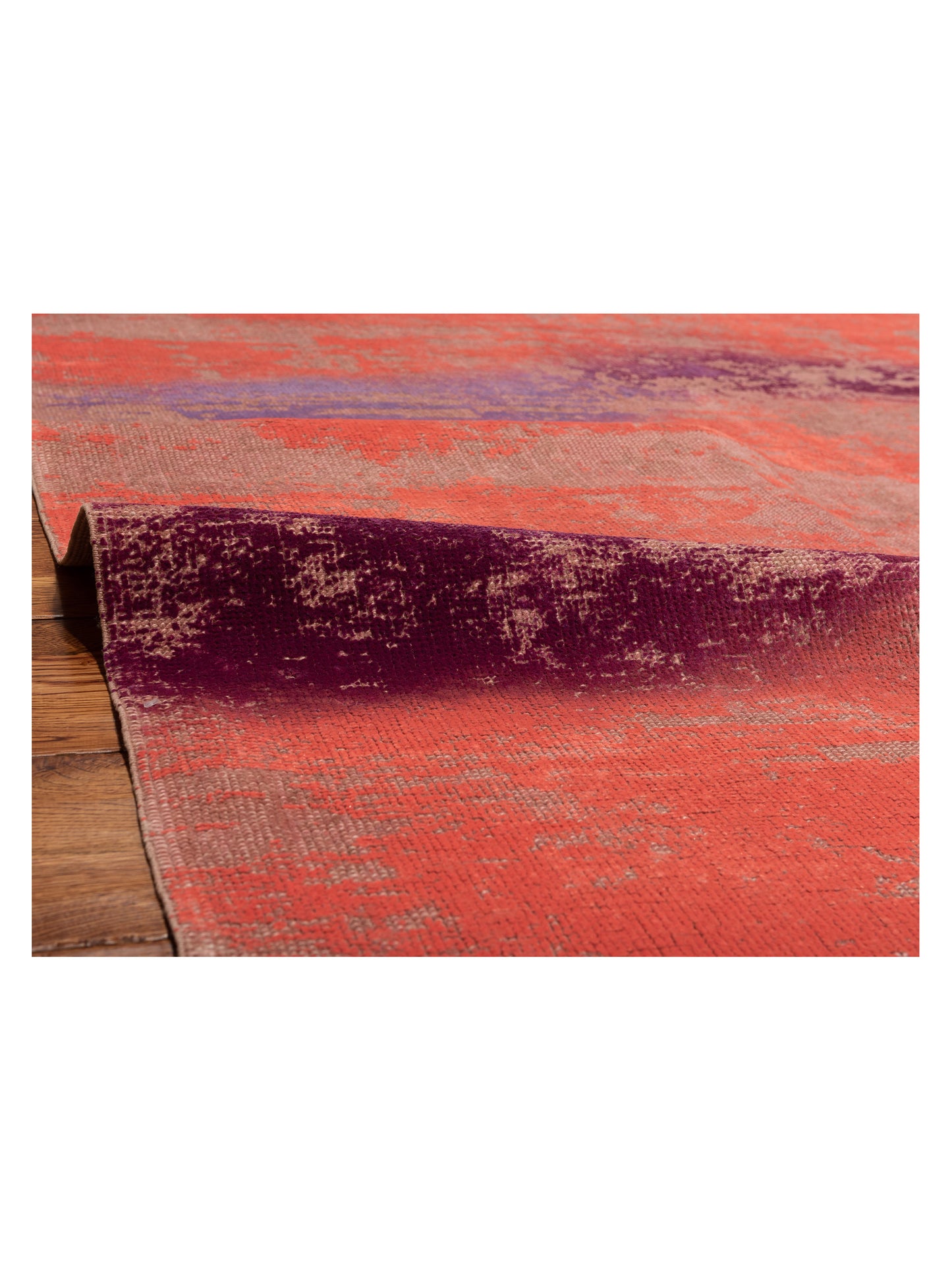 Vintage 76071 Pink 9.6x11.4 Hand Knotted Rug