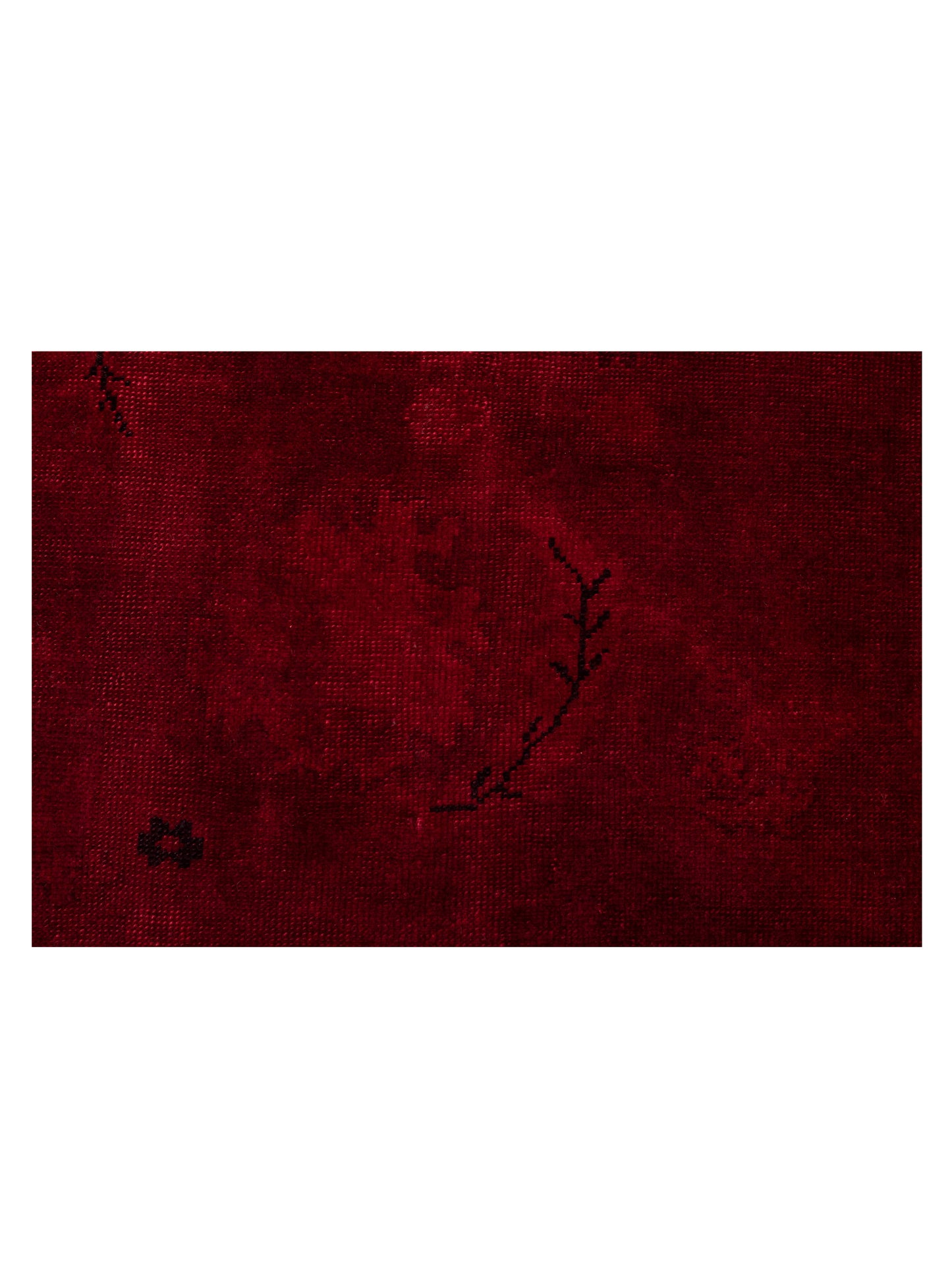 Vintage 76188 Red 11.5x14.7 Hand Knotted Rug