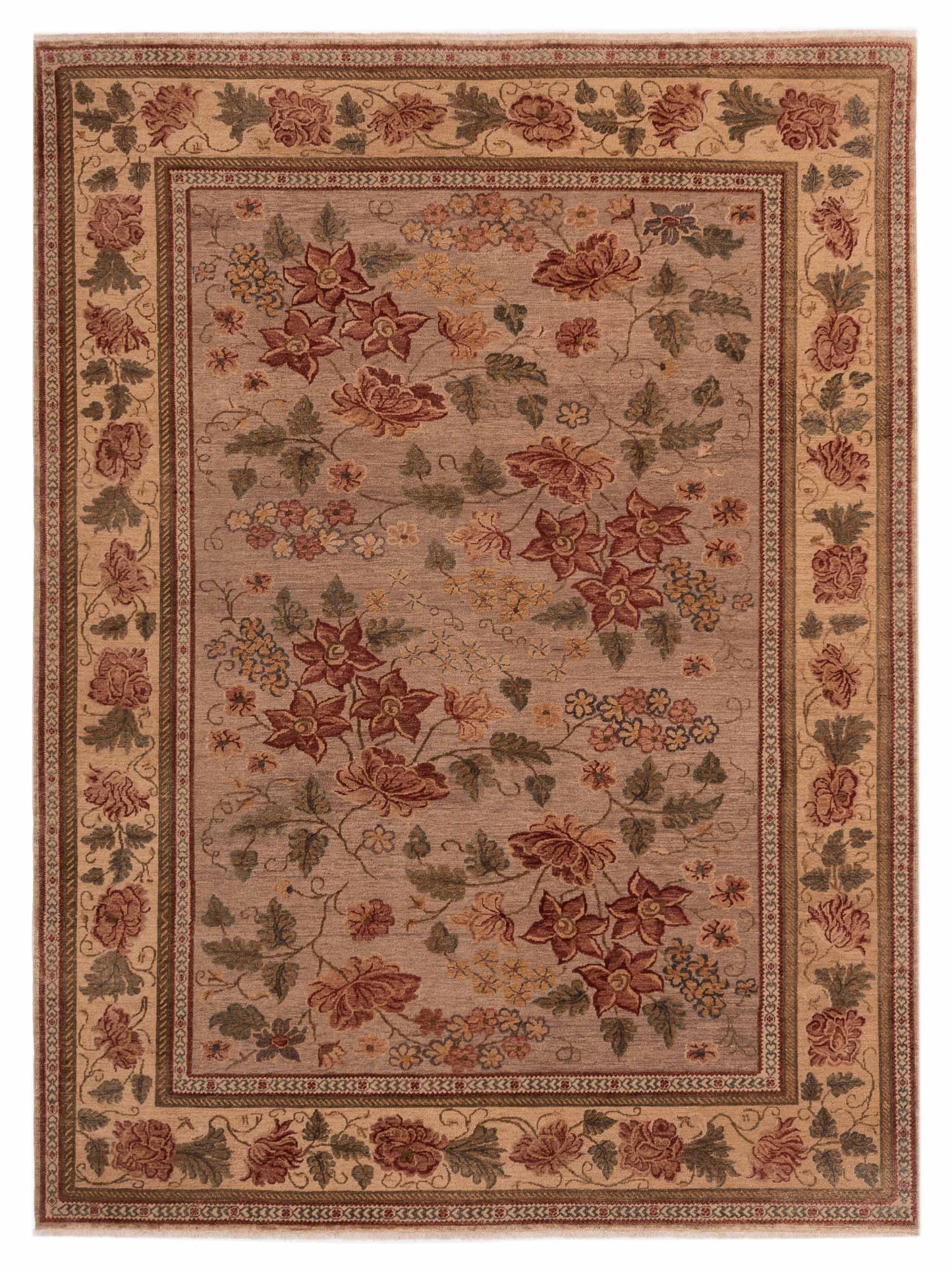 Pasha Turkish Elvan Light Brown Cream Traditional