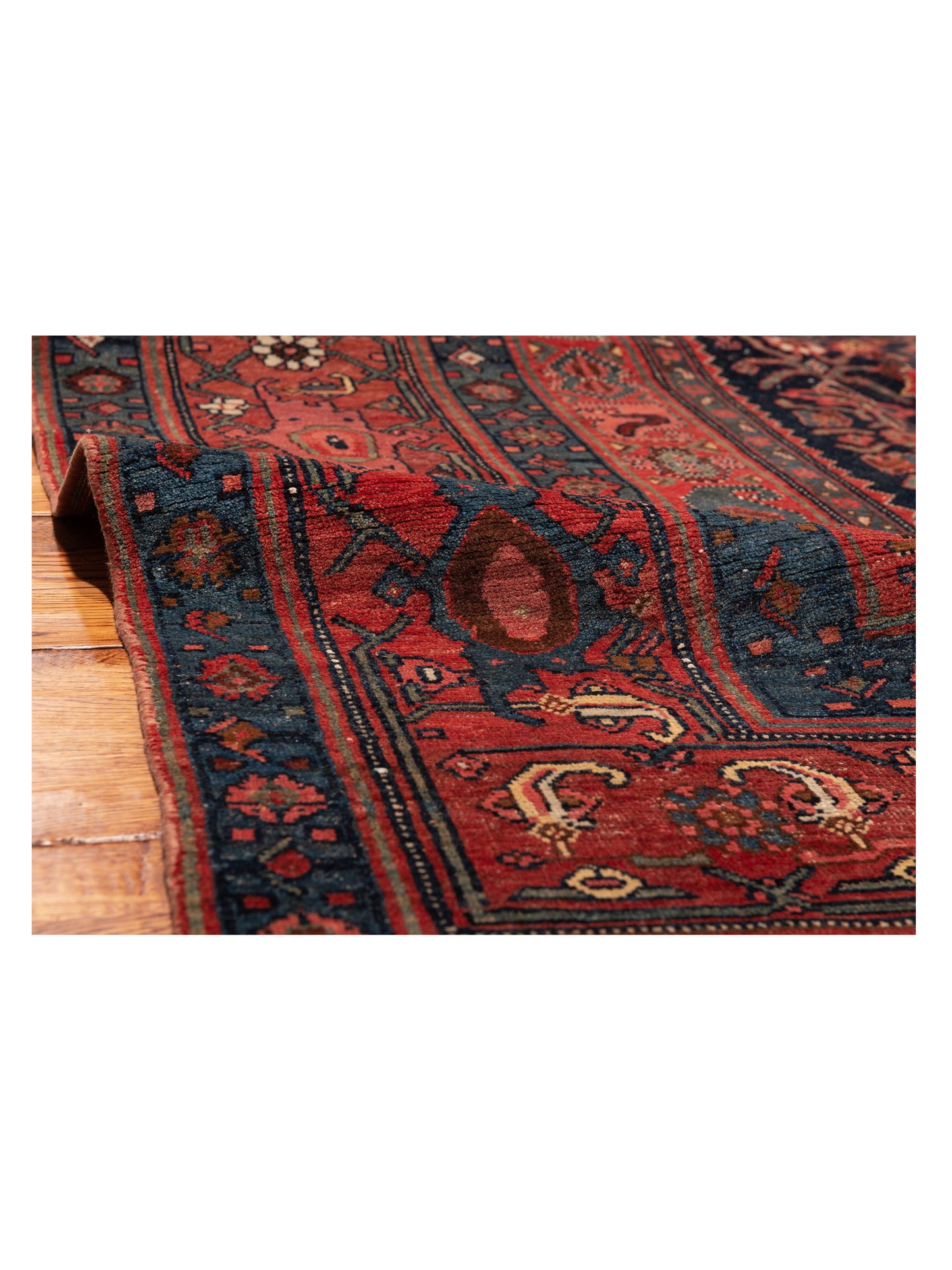 Persian Antique 77415 Navy Red 11.9x18.10 Hand Knotted Rugs