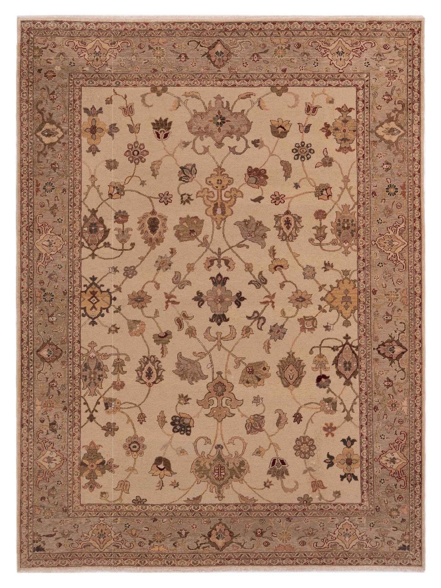 Pasha Turkish Elvan Ivory Silver Traditional