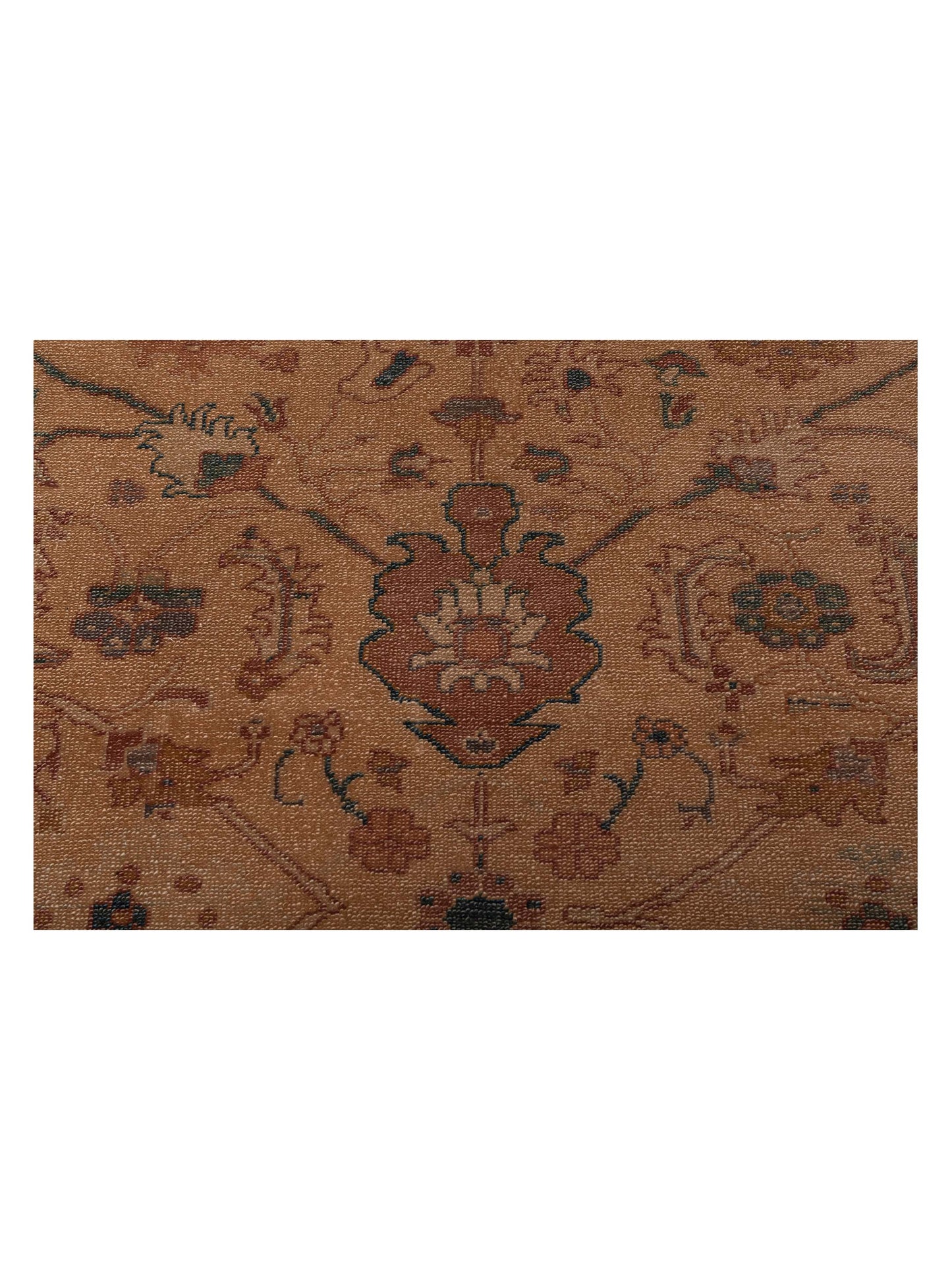Turkish Elvan 78301 Camel Plum 12x17.11 Hand Knotted Rug