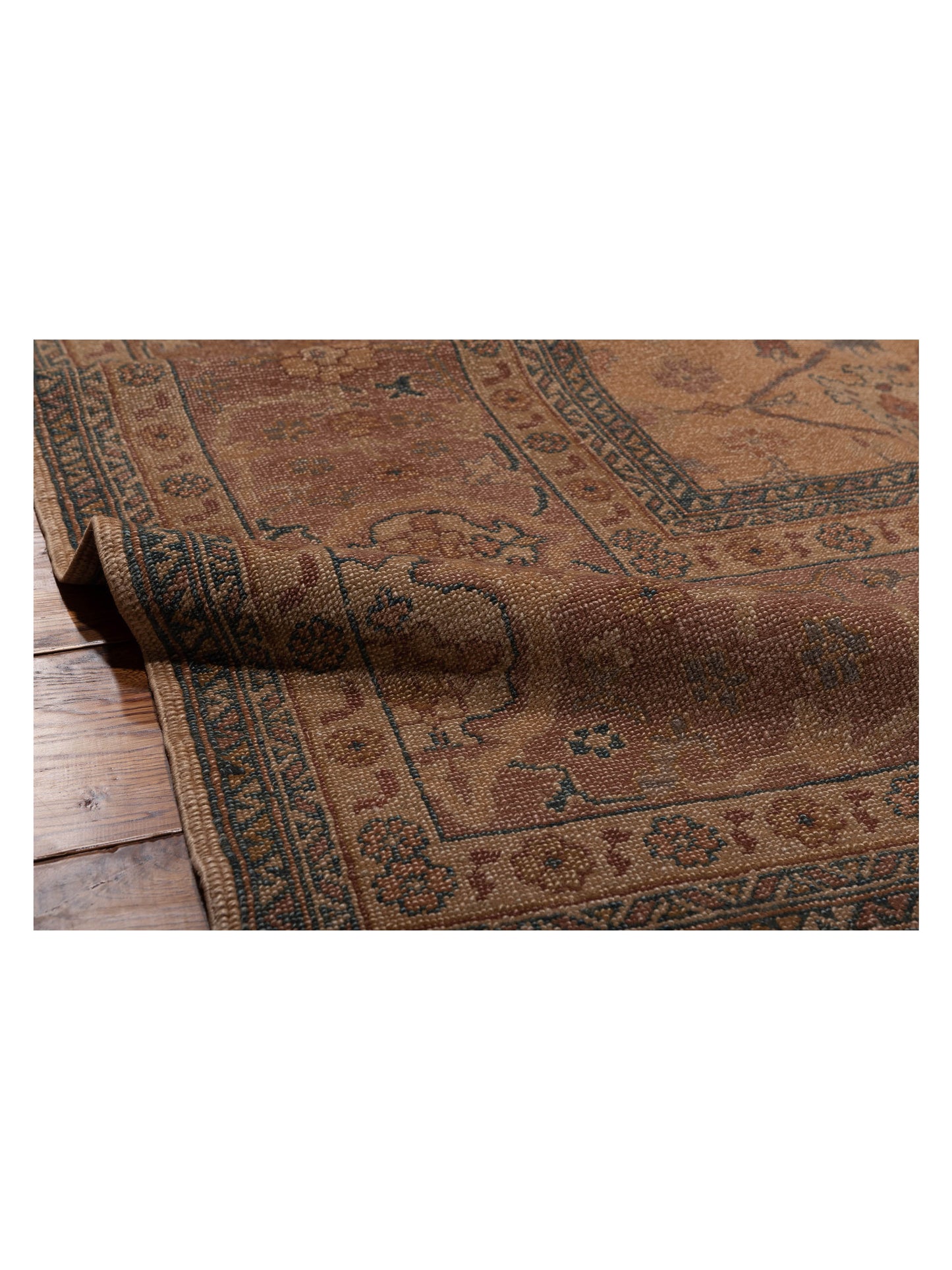 Turkish Elvan 78301 Camel Plum 12x17.11 Hand Knotted Rug